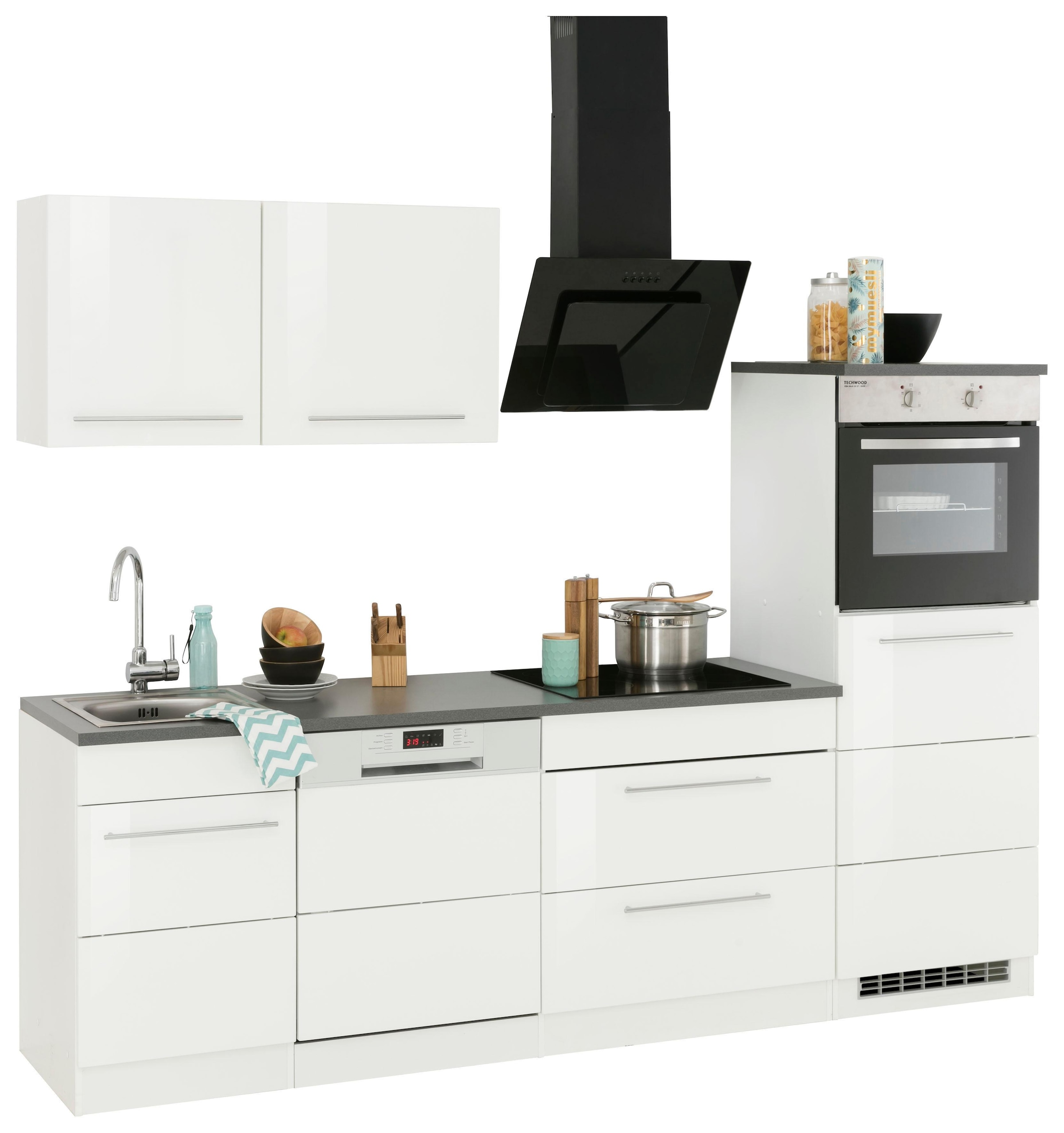 HELD MÖBEL Küchenzeile »Trient«, ohne E-Geräte, Breite 250 cm online bei  OTTO | Kühlschrankumbauschränke
