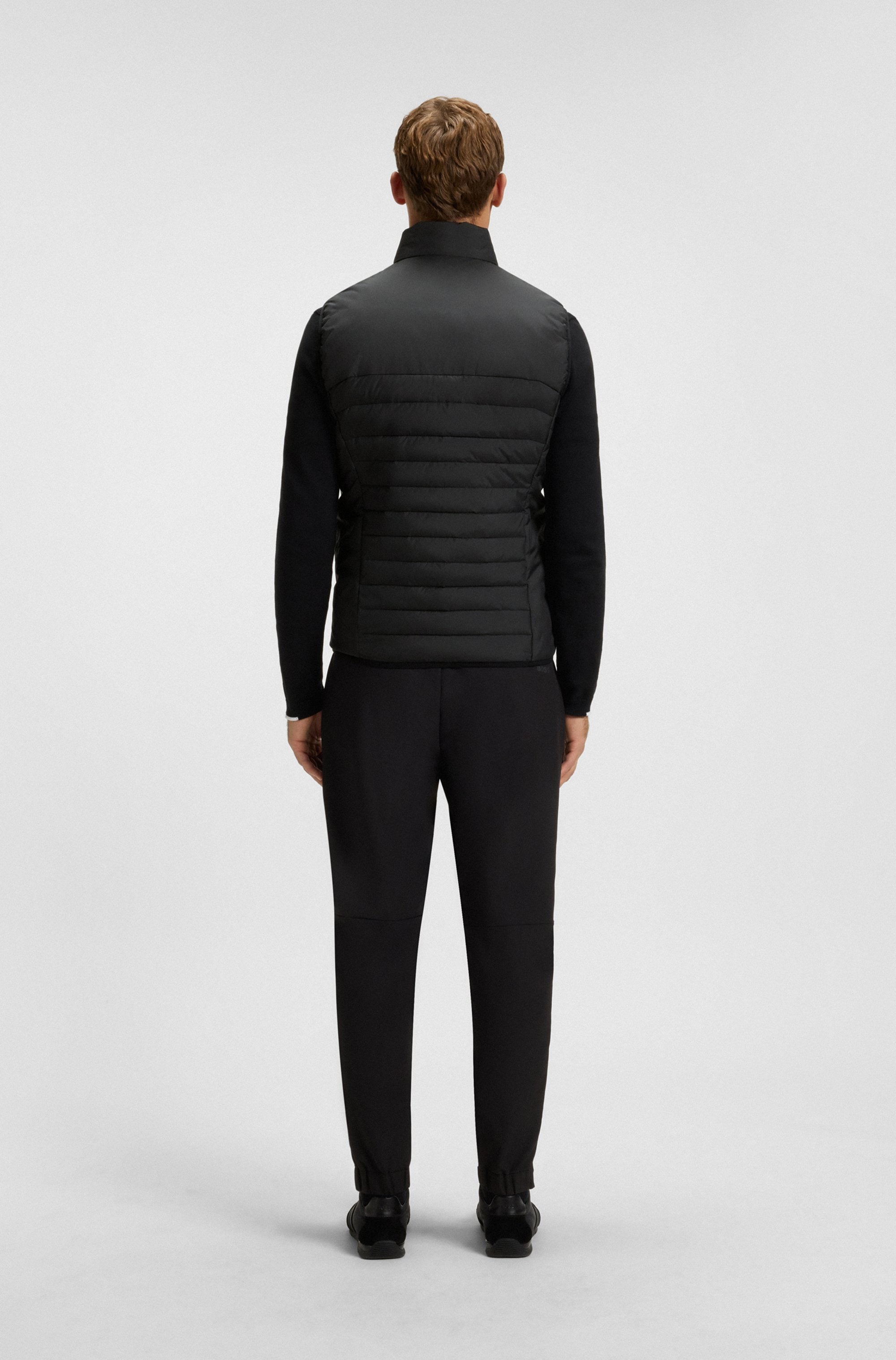 BOSS GREEN Steppweste »V Urbanex Vest« mit soften Stretch-Einsätzen und reflektierenden Details