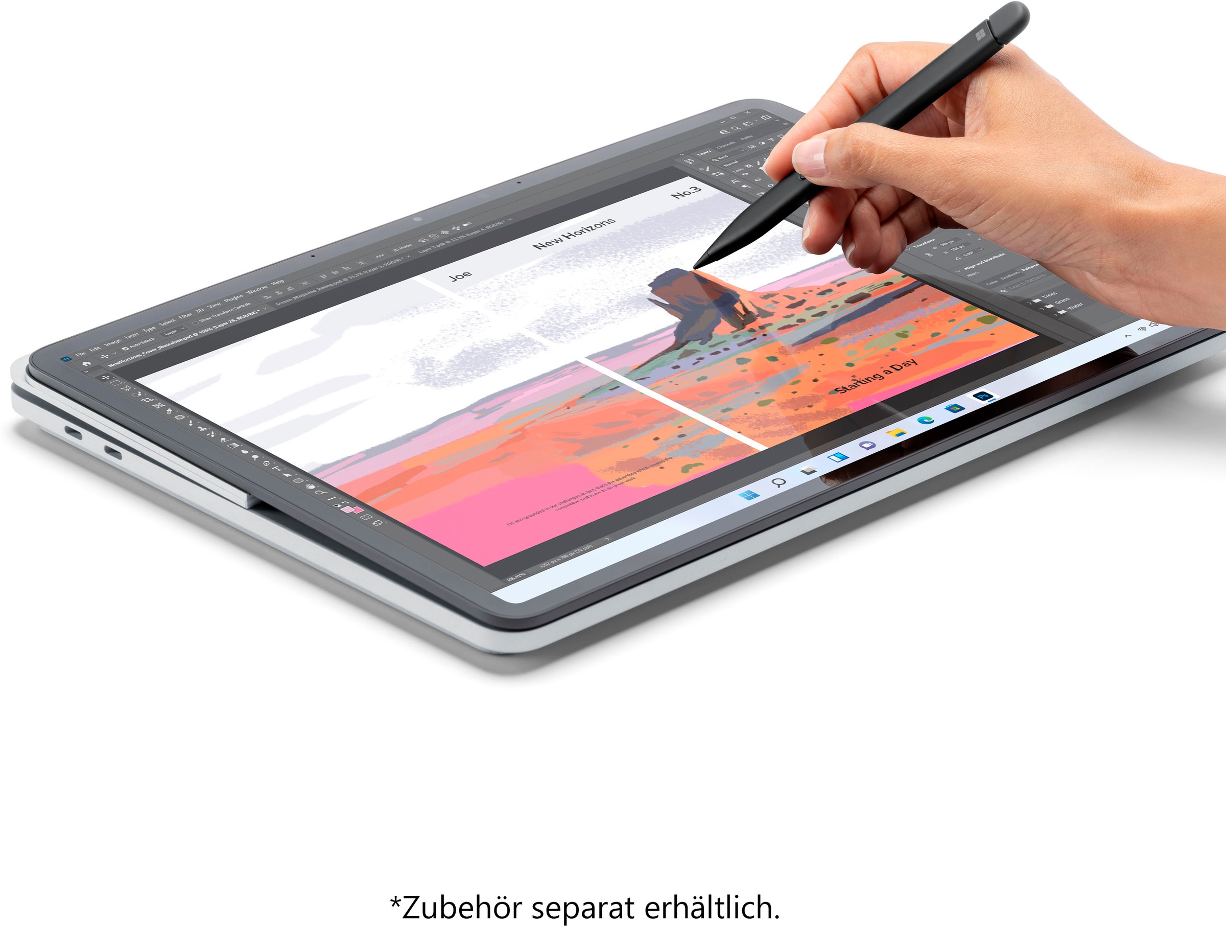 Microsoft Notebook »Surface Laptop Studio«, 36,58 cm, / 14,4 Zoll, Intel, Core i7, GeForce RTX 3050 Ti, 2000 GB SSD