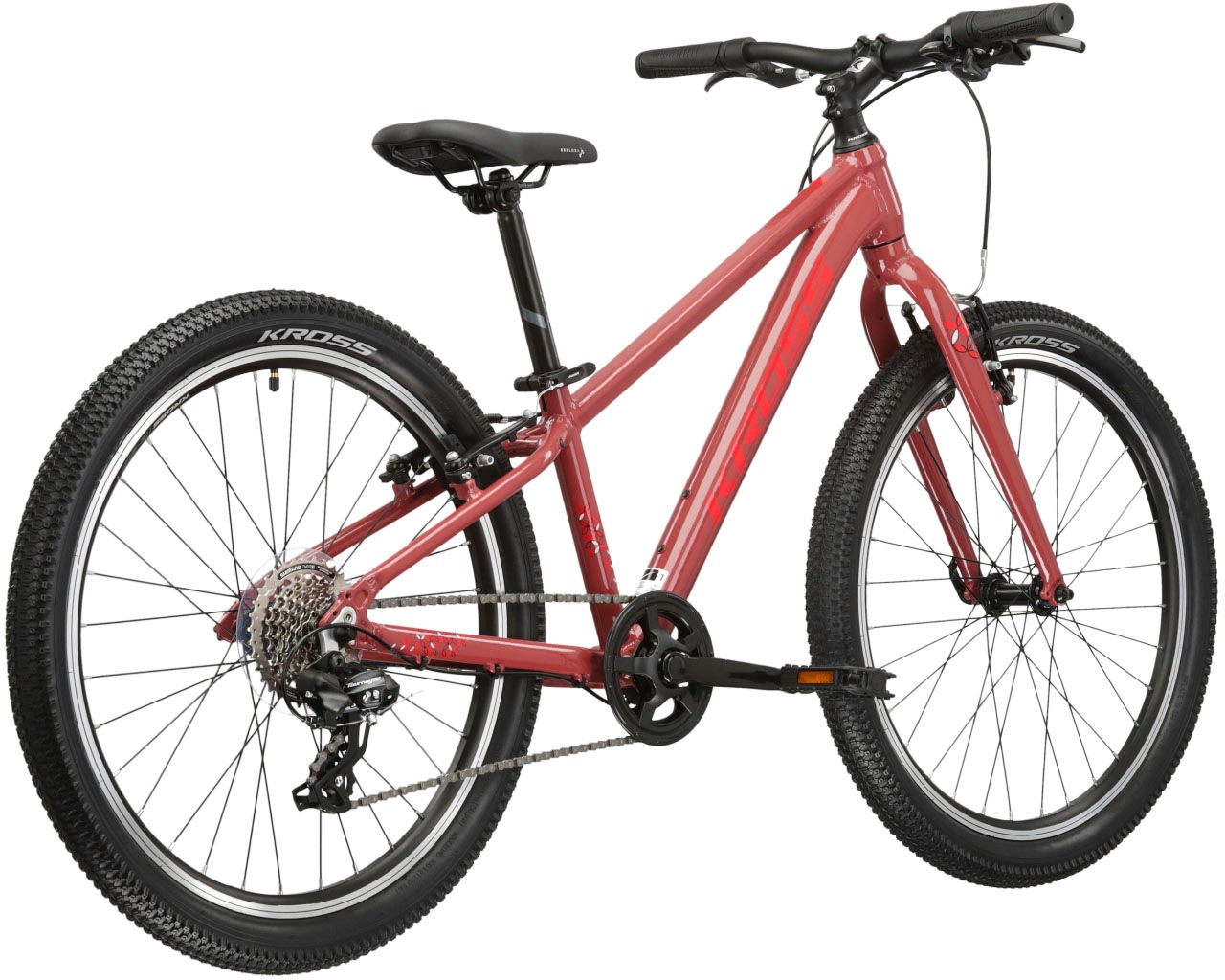 Kross Kinderfahrrad »Kinder-MTB Lea Jr 1.0«, 8 Gang, Shimano, TOURNEY TX800 Schaltwerk, Kettenschaltung