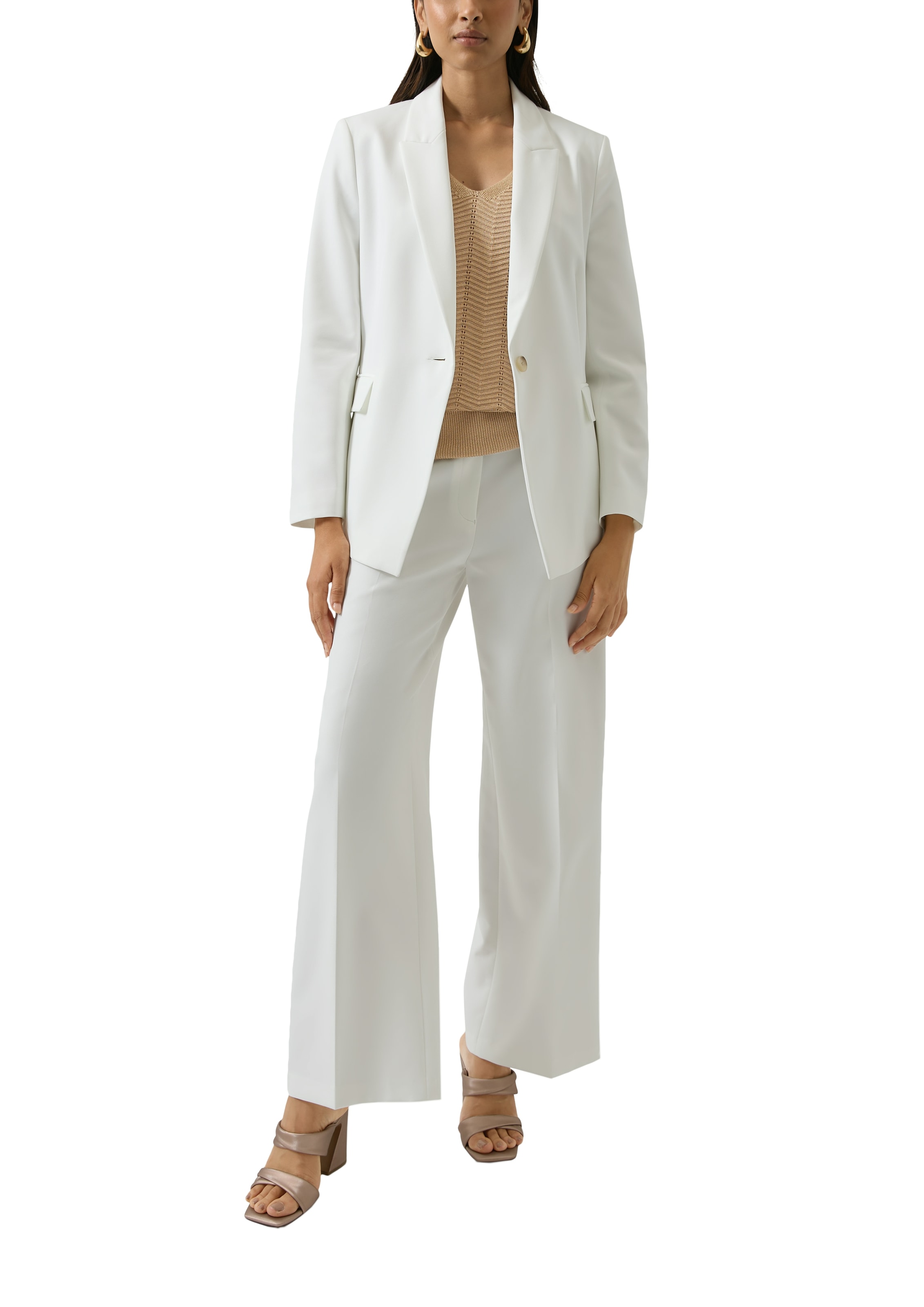 s.Oliver BLACK LABEL Strickpullover mit Struktur Muster