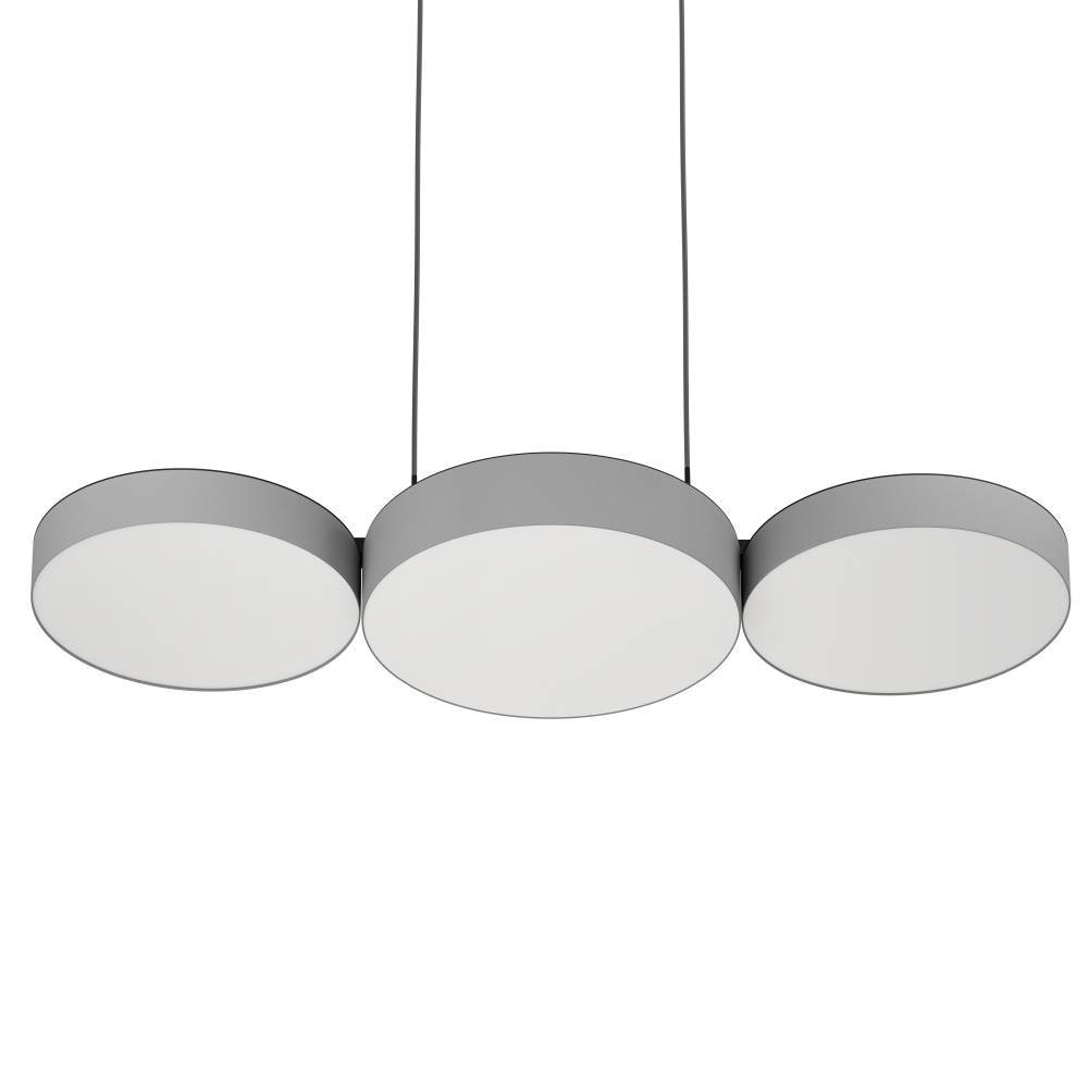 EGLO Hängeleuchte »BARBANO-Z Hängelampe, grau weiß, ZigBee 3.0, Disco-Modus, Timer«, 3 flammig, Leuchtmittel LED-Modul | LED fest integriert, App und Sprachsteuerung Alexa, ‎82 x 30 x 110 cm, exkl. Fernbedienung