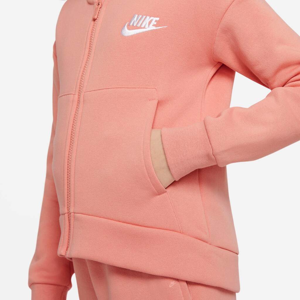 Nike Sportswear Kapuzensweatjacke »Club Fleece Big Kids' (Girls') Full-Zip Hoodie«