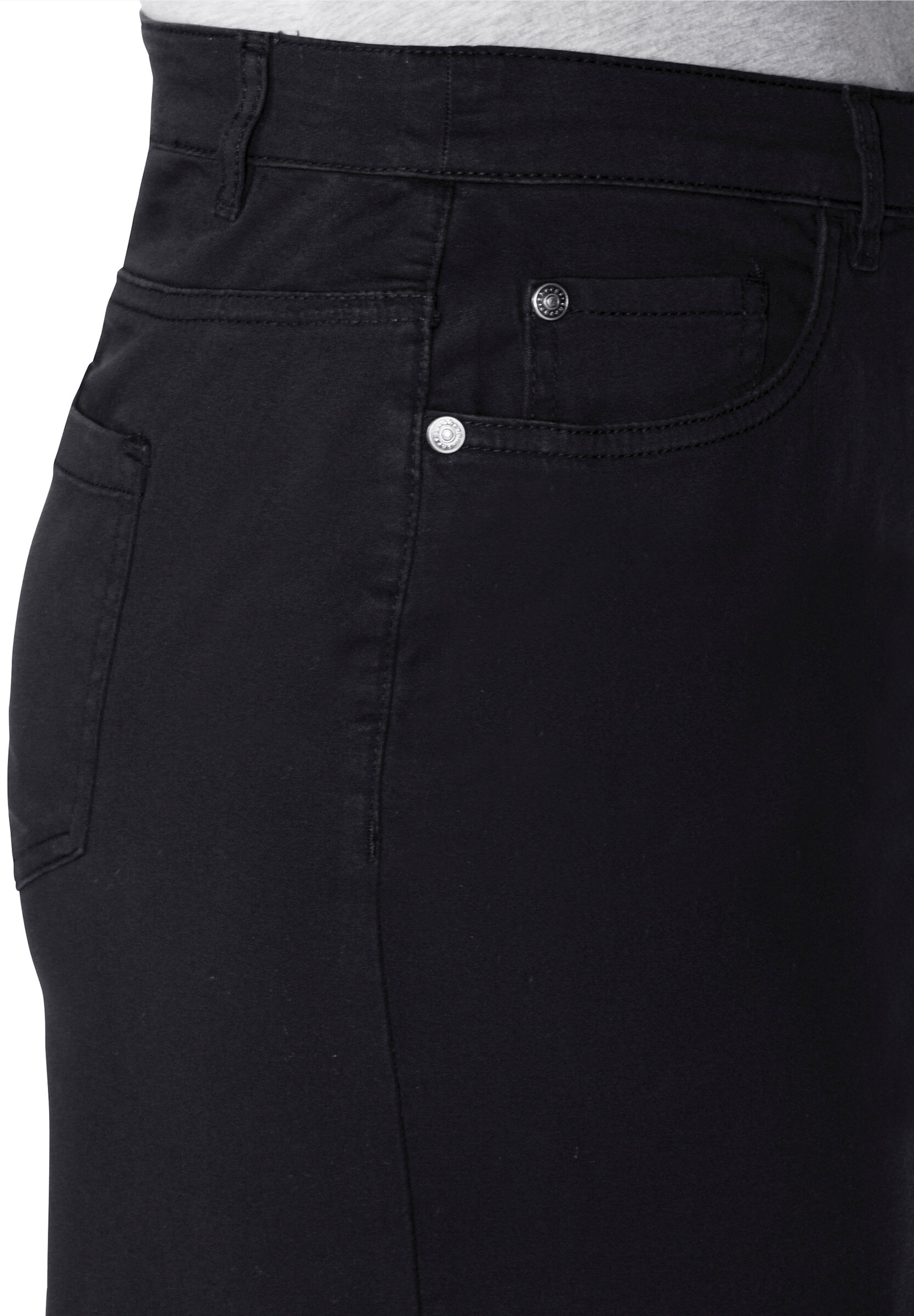 Sheego Bleistiftrock »Bleistiftrock Bleistiftrock aus Stretch-Twill« mit Gehschlitz
