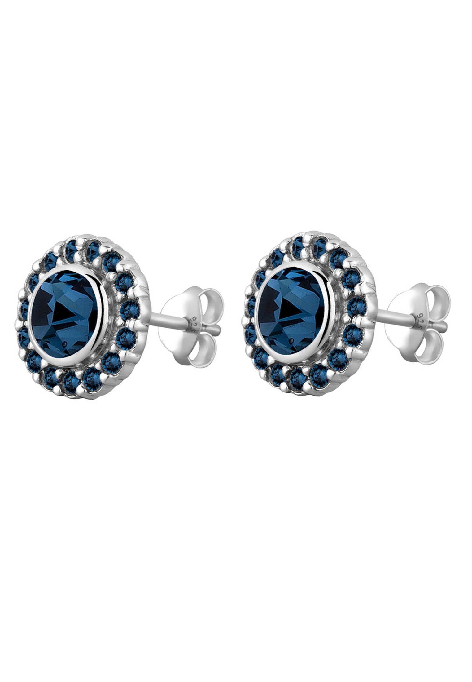 Elli Paar Ohrstecker »Ohrringe Glamour Kristalle 925 Silber«