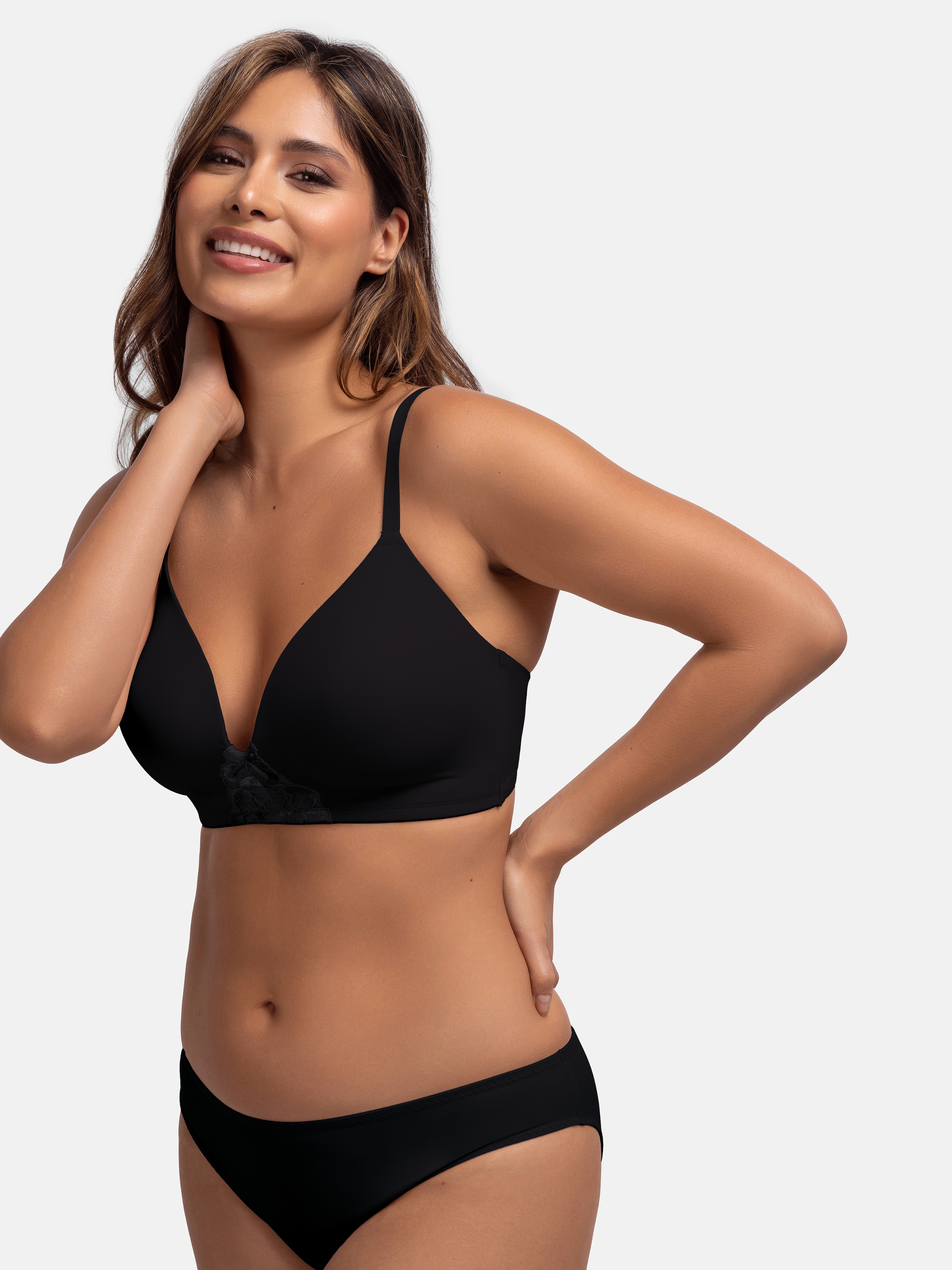 Dorina Push-up-BH »MICHELLE« weicher Stoff, modernes Design