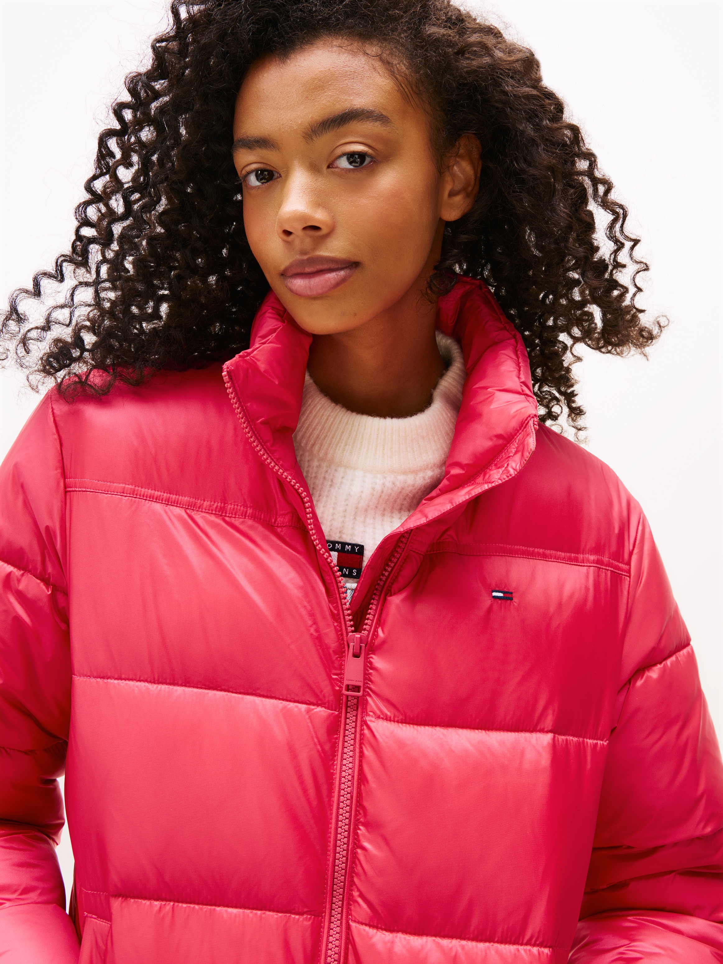 Tommy Jeans Steppjacke »TJW PCKBL HOOD ESS PUFFER EXT«