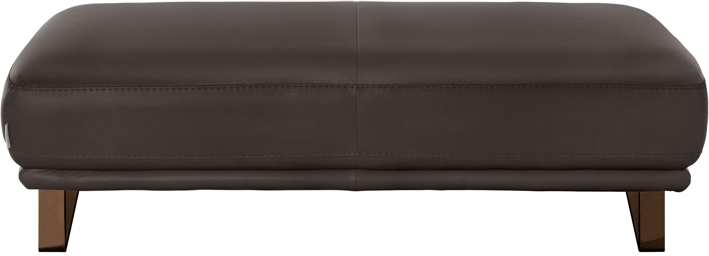 W.SCHILLIG Hocker »montanaa«, mit Metallkufen in Bronze pulverbeschichtet, Breite 141 cm