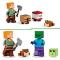 LEGO® Konstruktionsspielsteine »Das Sumpfabenteuer (21240), LEGO® Minecraft«, (65 St.), Made in Europe