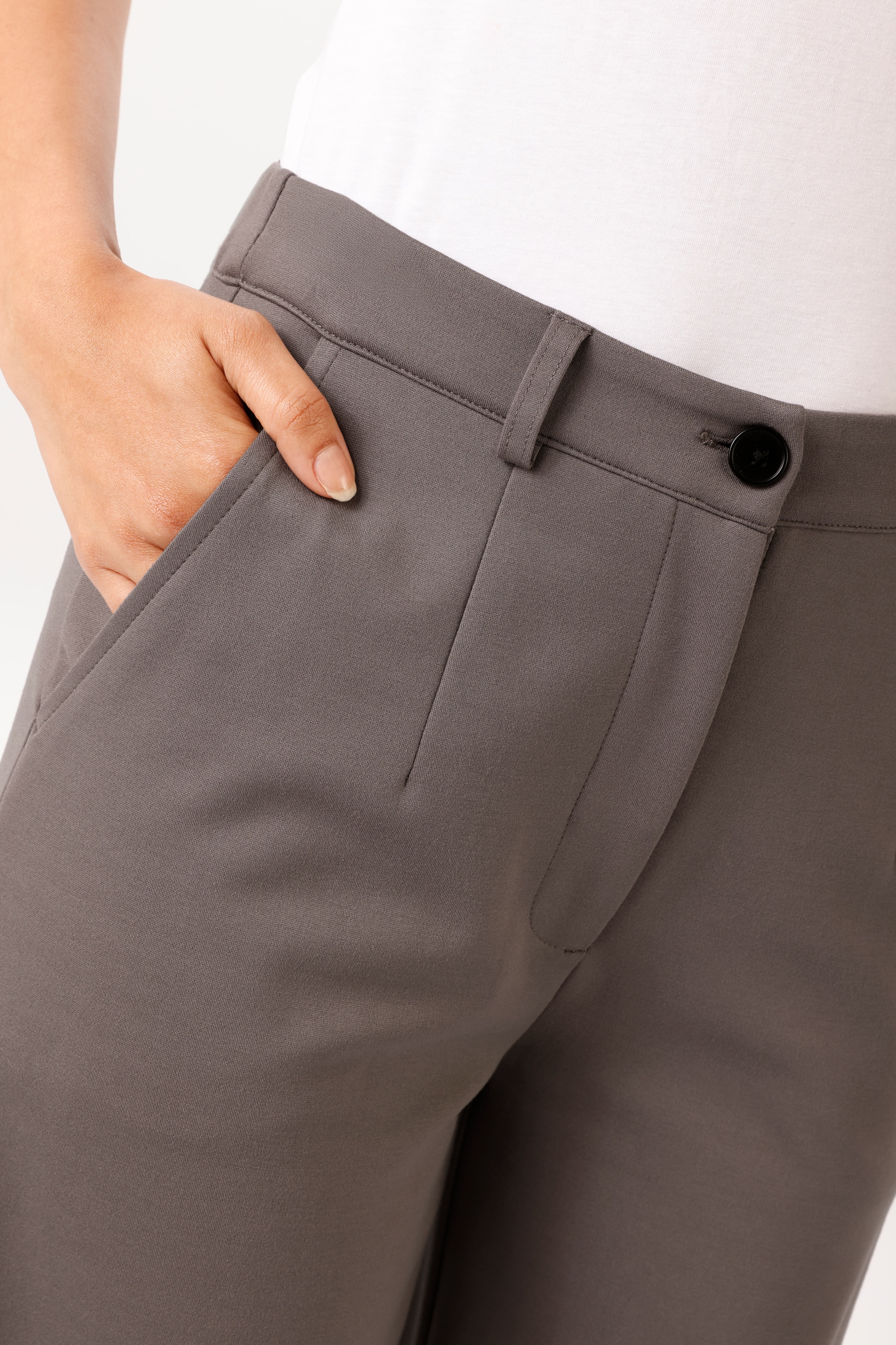 Aniston CASUAL Jerseyhose  mit weitem, geraden Bein - NEUE KOLLEKTION