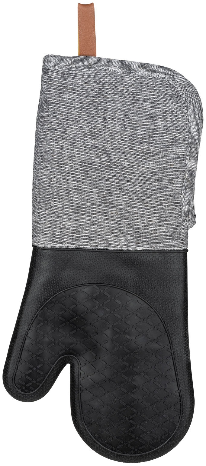 WENKO Topfhandschuhe »Modell Ada«, (Set, 2 tlg.), Ofen- und Grillhandschuhe, extra langer Schaft, Baumwollinnenseite