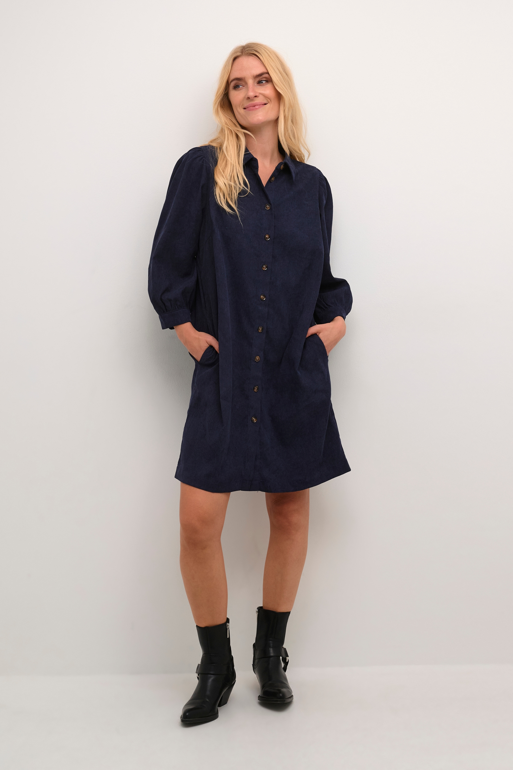 KAFFE Midikleid »Kleid KAeve«
