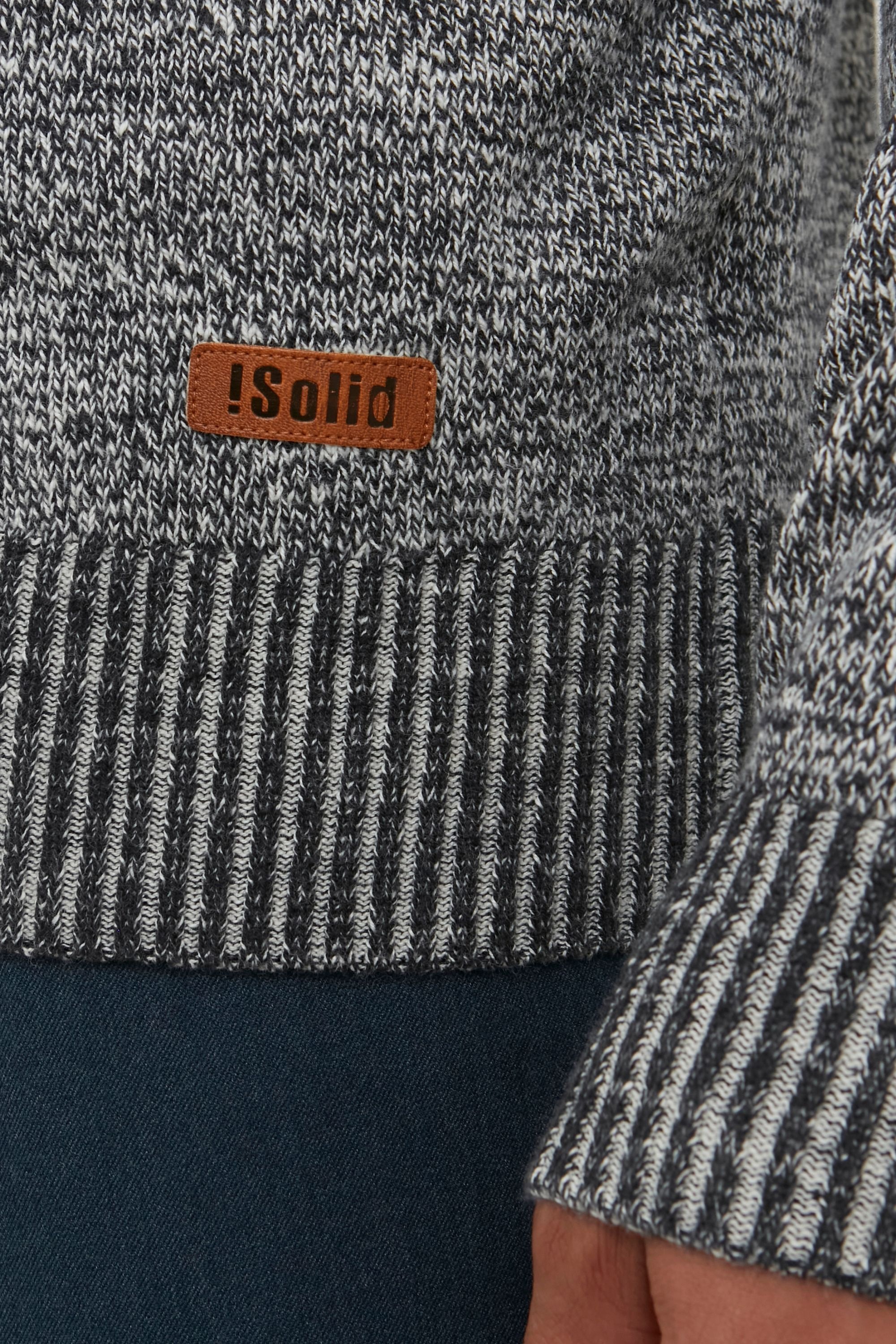 !Solid Strickfleece-Pullover »Strickpullover SDThian«
