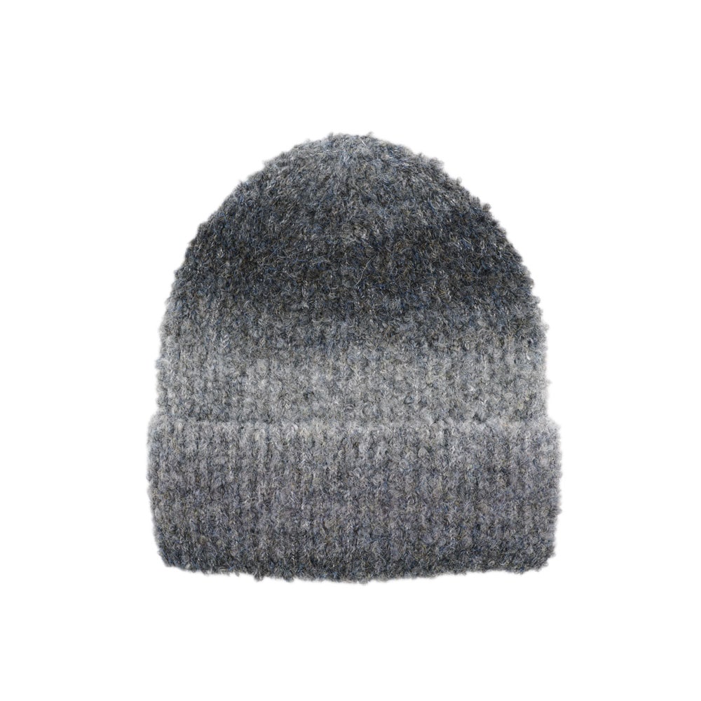 CAPO Strickmütze Wollanteil, Bouclè-Garn, Farbverlauf,