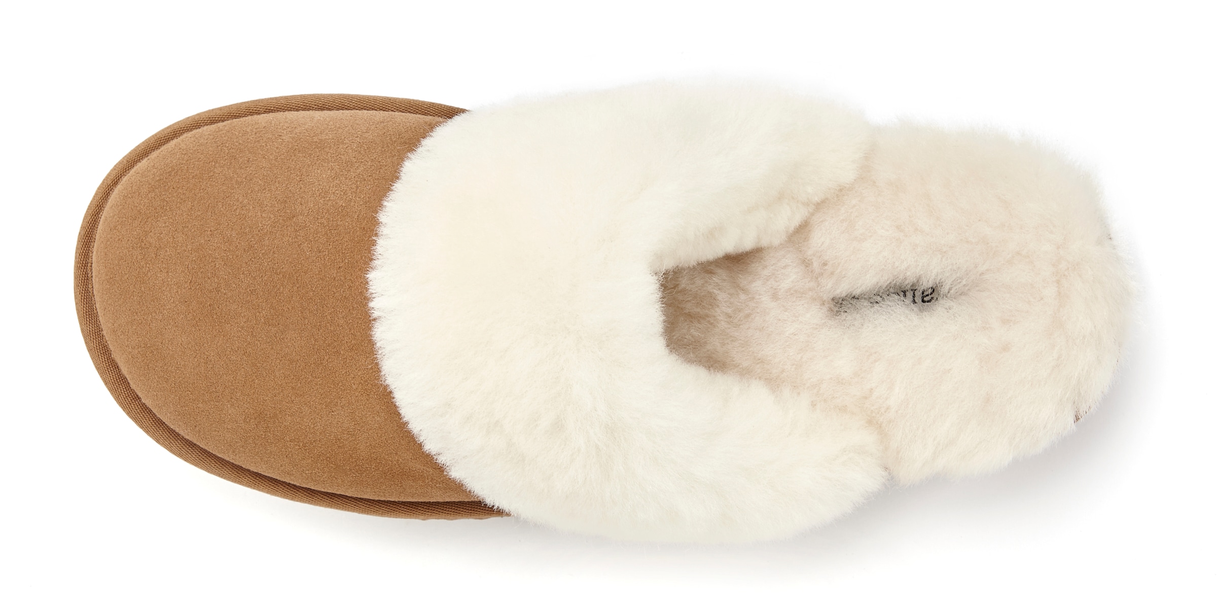 Vivance Dreams Pantolette »Pantoffeln, Clogs, Schlappen, Hausschuh,«  mit kuscheligem Lammfell aus Leder