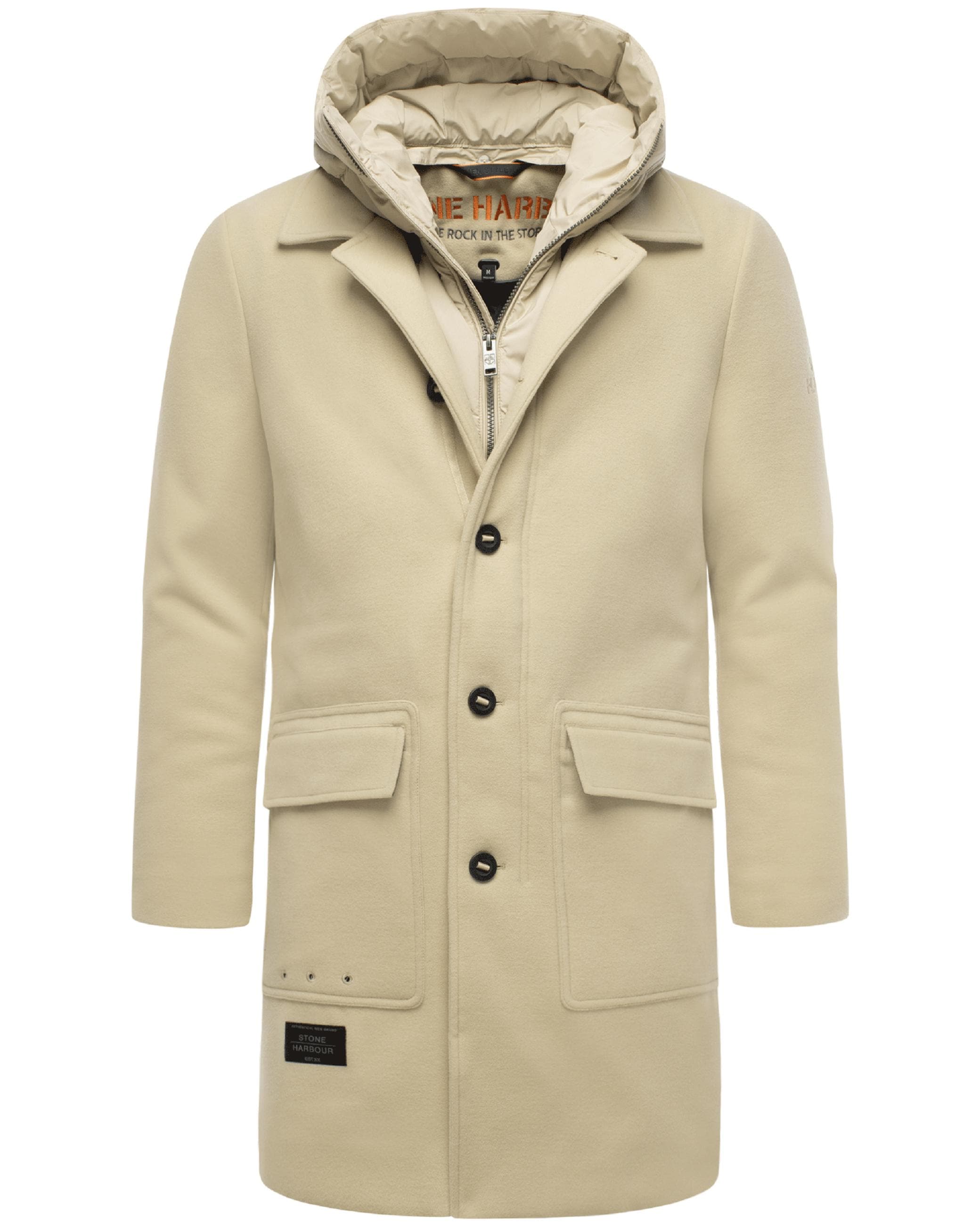 Stone Harbour Trenchcoat »Wollmantel Thiagoo XX«