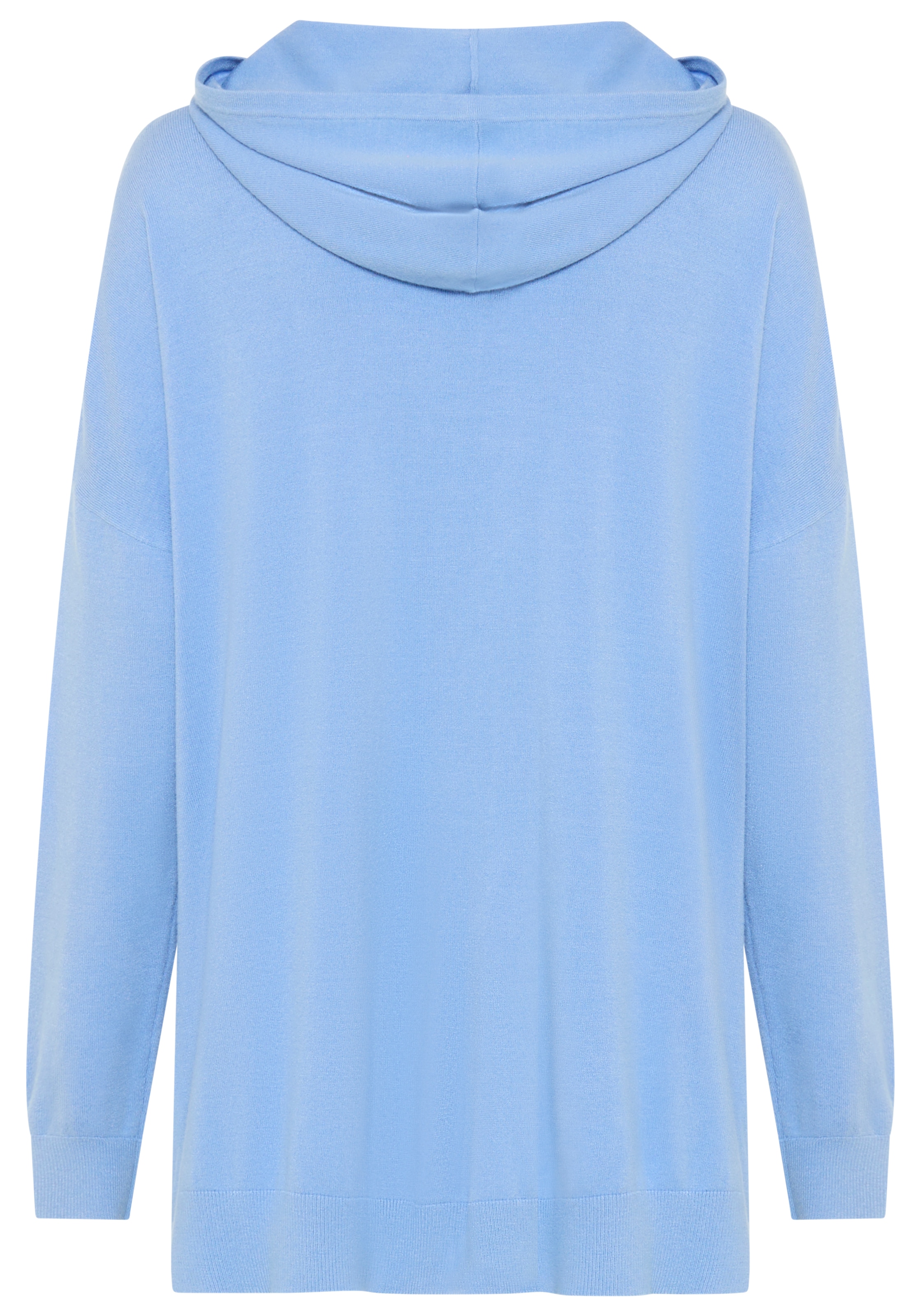 Flashlights Kapuzenpullover mit 3/4 Ärmeln und lockerem Schnitt, Viskosemischung