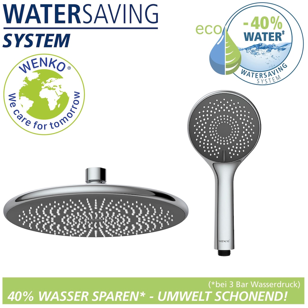 WENKO Duschsystem »Watersaving«