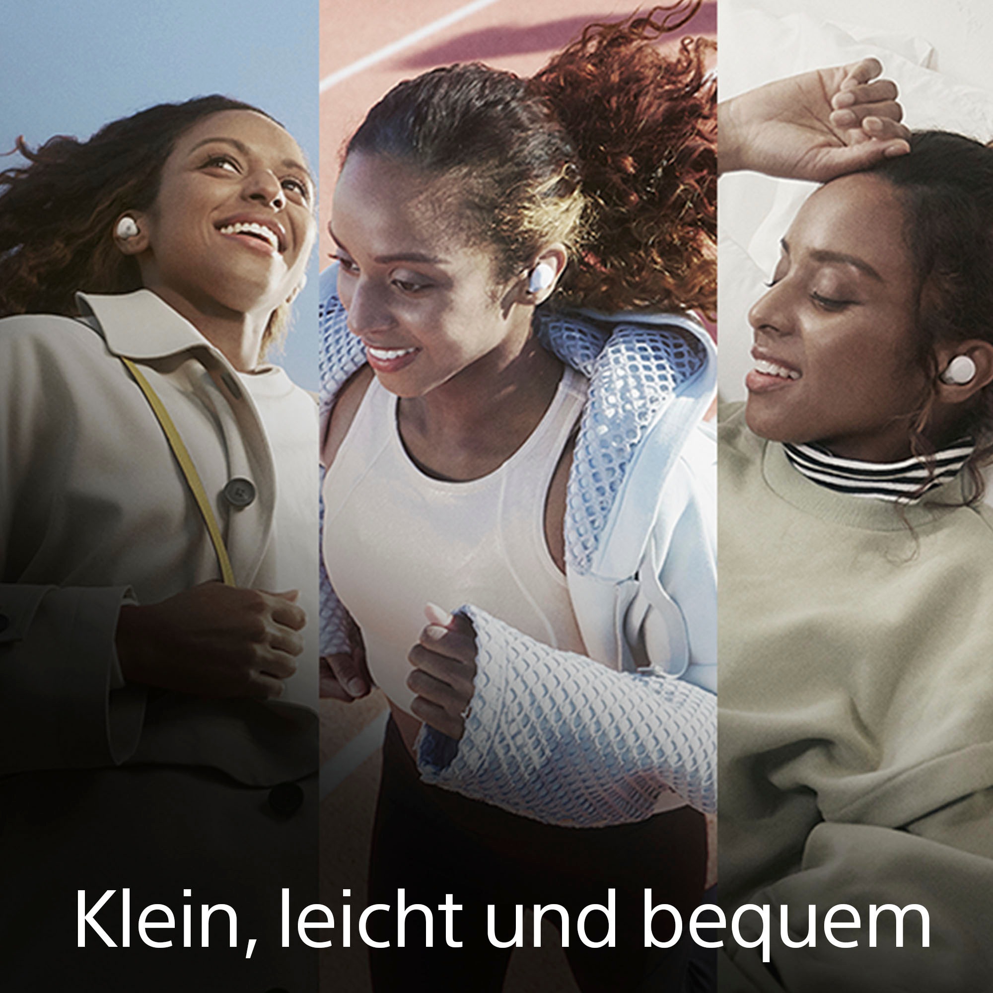 Sony wireless In-Ear-Kopfhörer »LinkBuds S«, Bluetooth-NFC, Noise-Cancelling-True Wireless, Noise Cancelling, Touch-Steuerung, 20 st. Akkulaufzeit