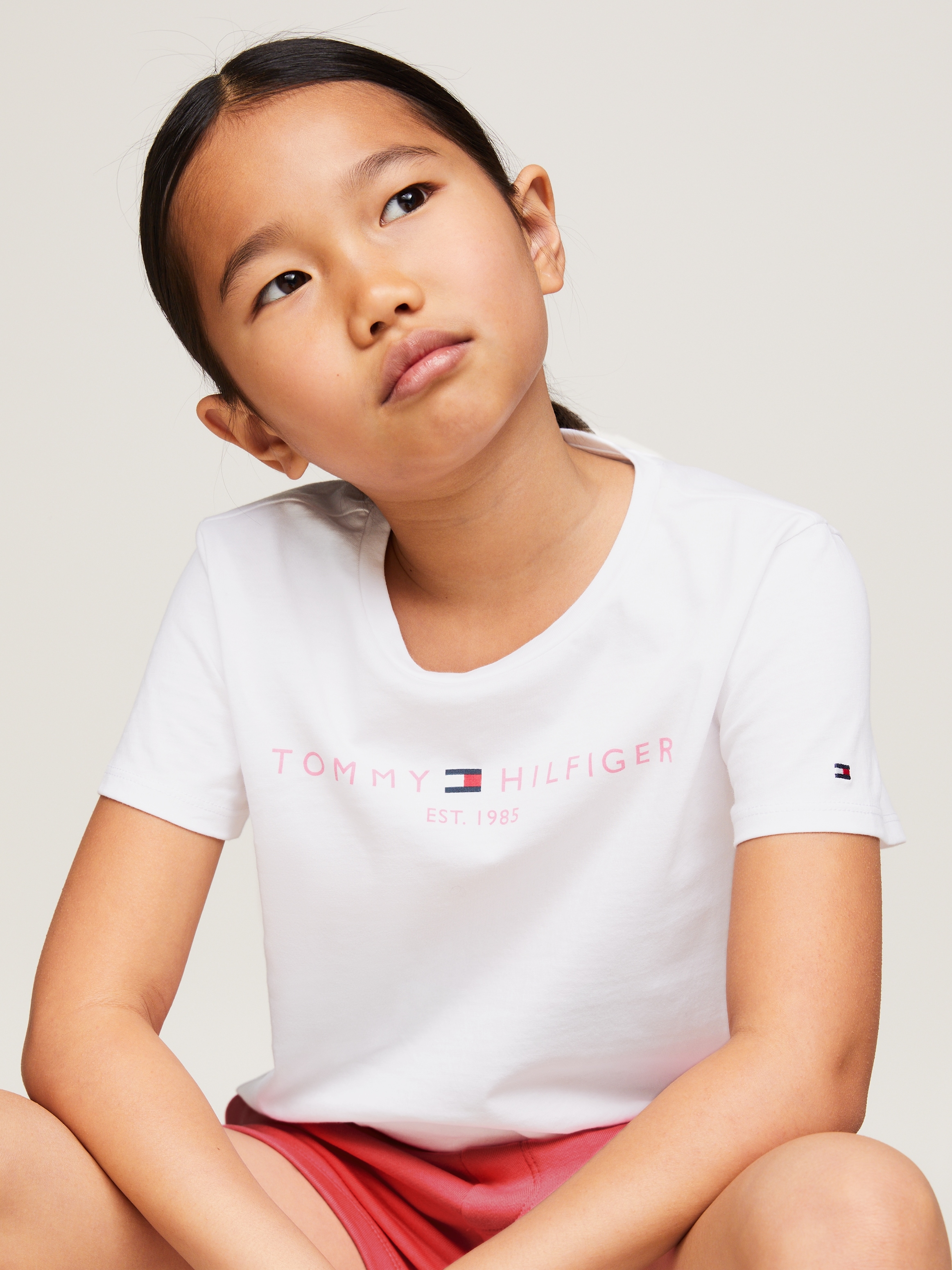 Tommy Hilfiger T-Shirt »ESSENTIAL TEE SHORT SET«, (Set, 2 tlg.), Baby bis 2 Jahre