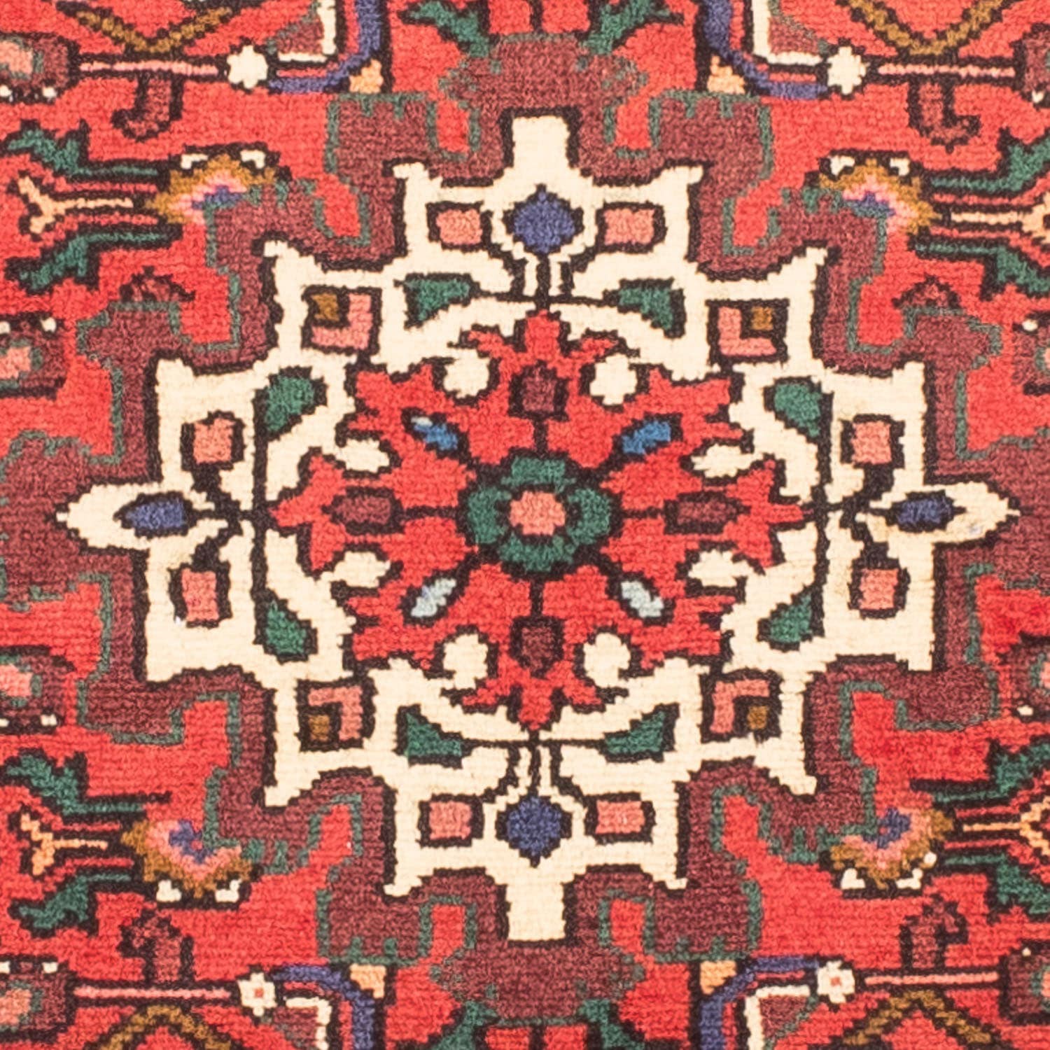 morgenland Orientteppich »Perser - Nomadic - 147 x 102 cm - rot«, rechteckig, Wohnzimmer, Handgeknüpft, Einzelstück mit Zertifikat