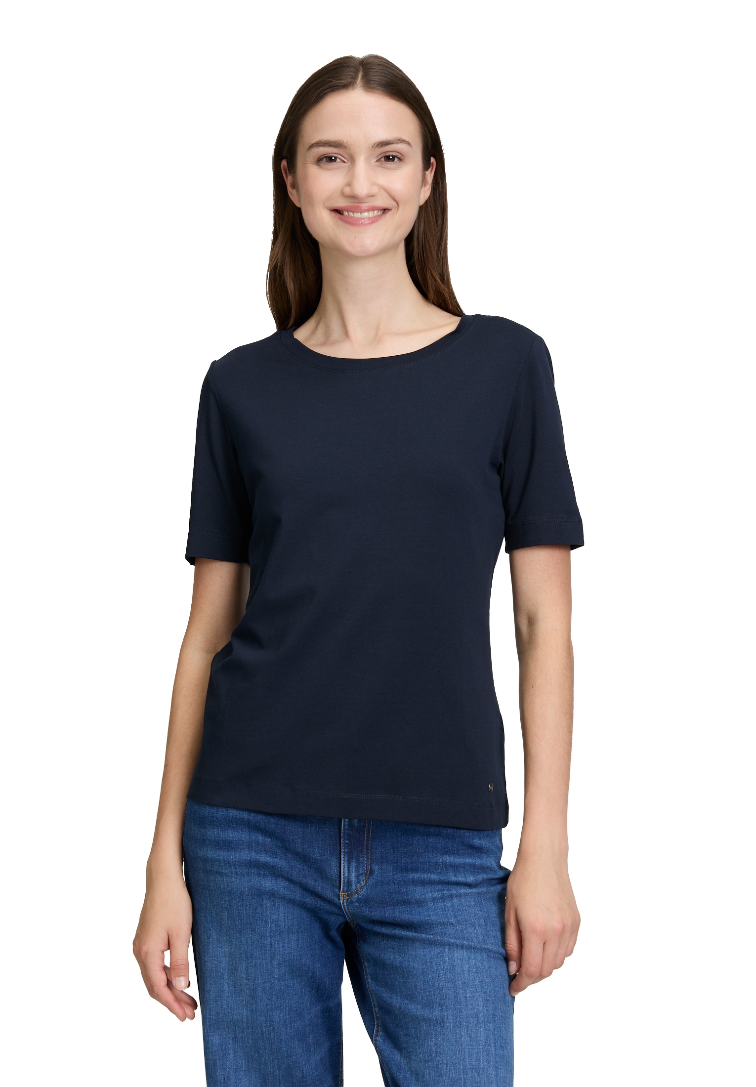 Betty&Co T-Shirt »Basic Shirt mit Rundhalsausschnitt«