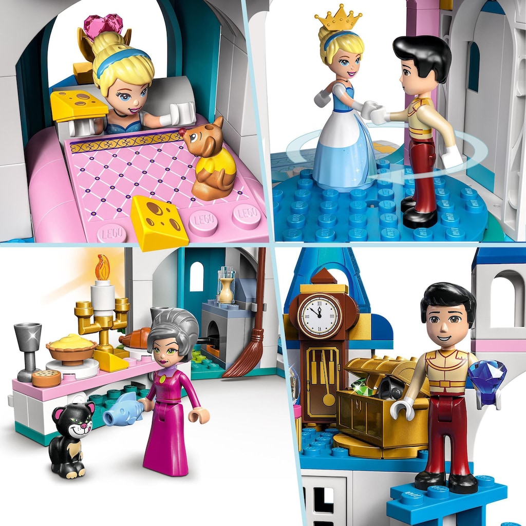 LEGO® Konstruktionsspielsteine »Cinderellas Schloss (43206), LEGO® Disney Princess«, (365 St.)