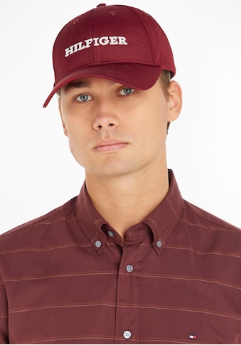Baseball Cap »HILFIGER CAP«, mit großer Hilfiger Logo Stickerei vorn