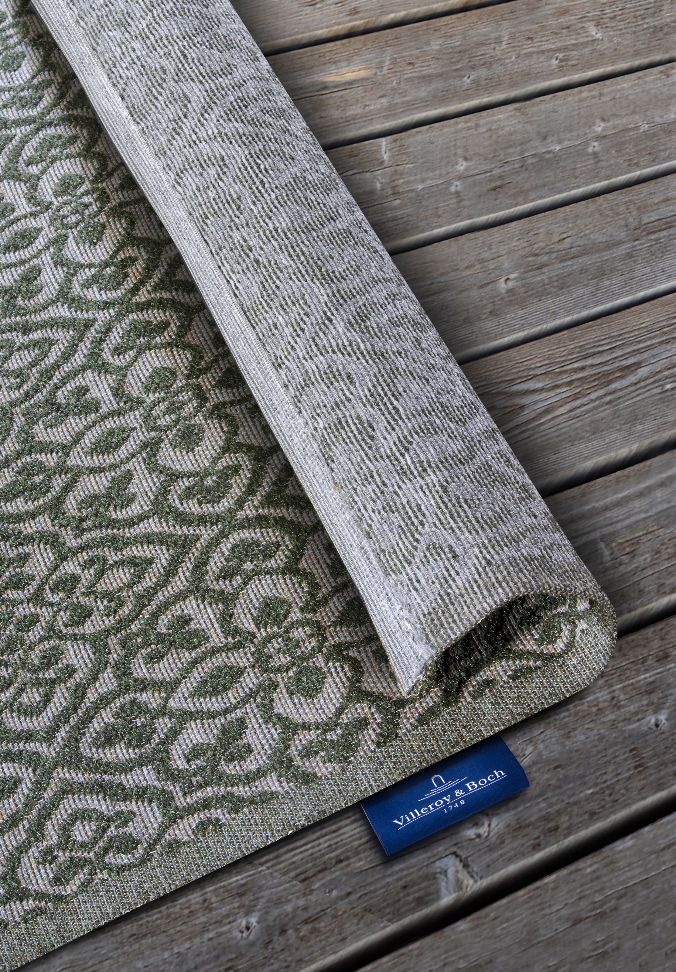 Villeroy & Boch Outdoorteppich »Julie«, rechteckig, 4 mm Höhe, In-& Outdoor, Flachgewebe, wetterfest, Terrasse, Balkon, modern, Trend