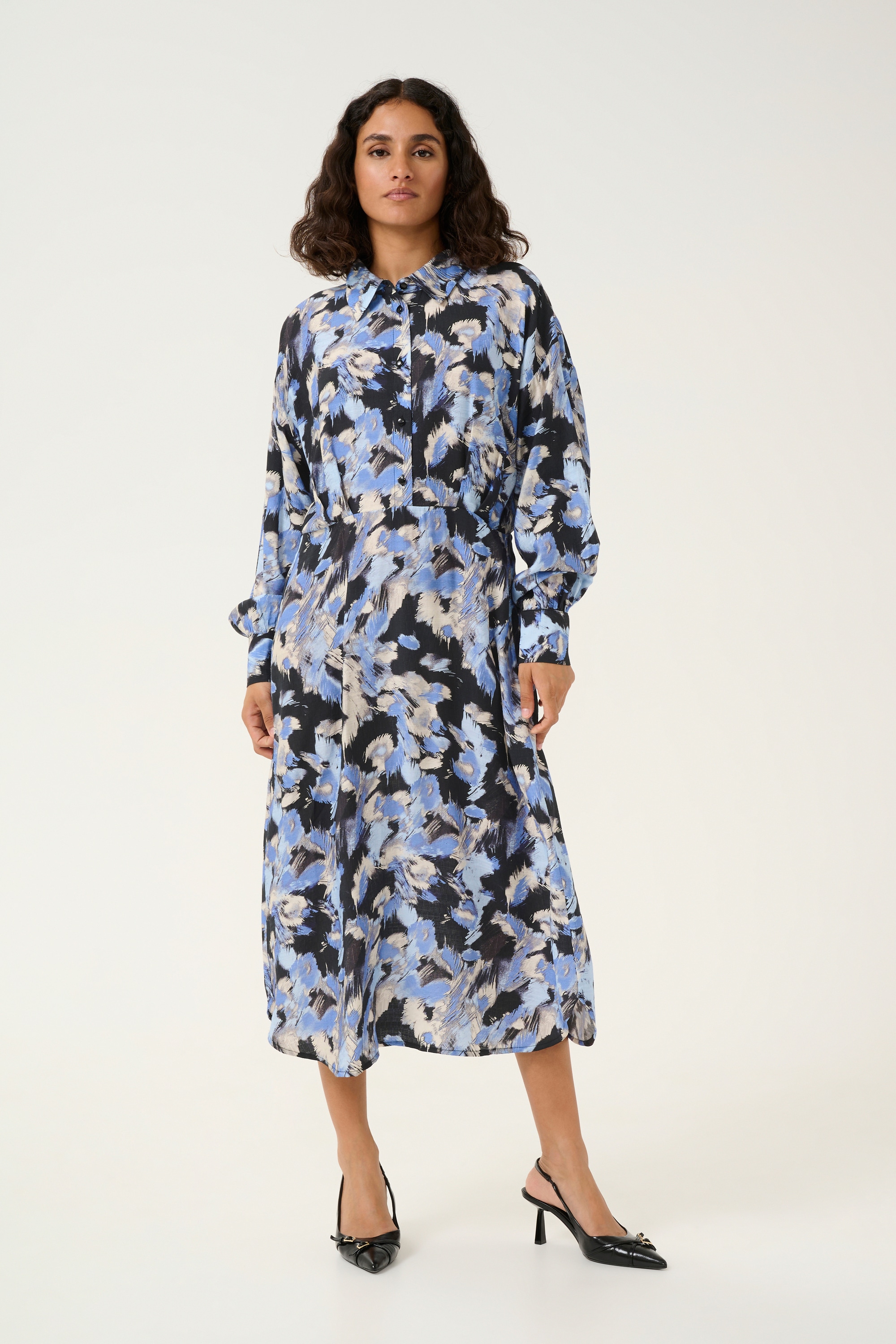 KAFFE Midikleid »Damen Kleid KAvictoria«
