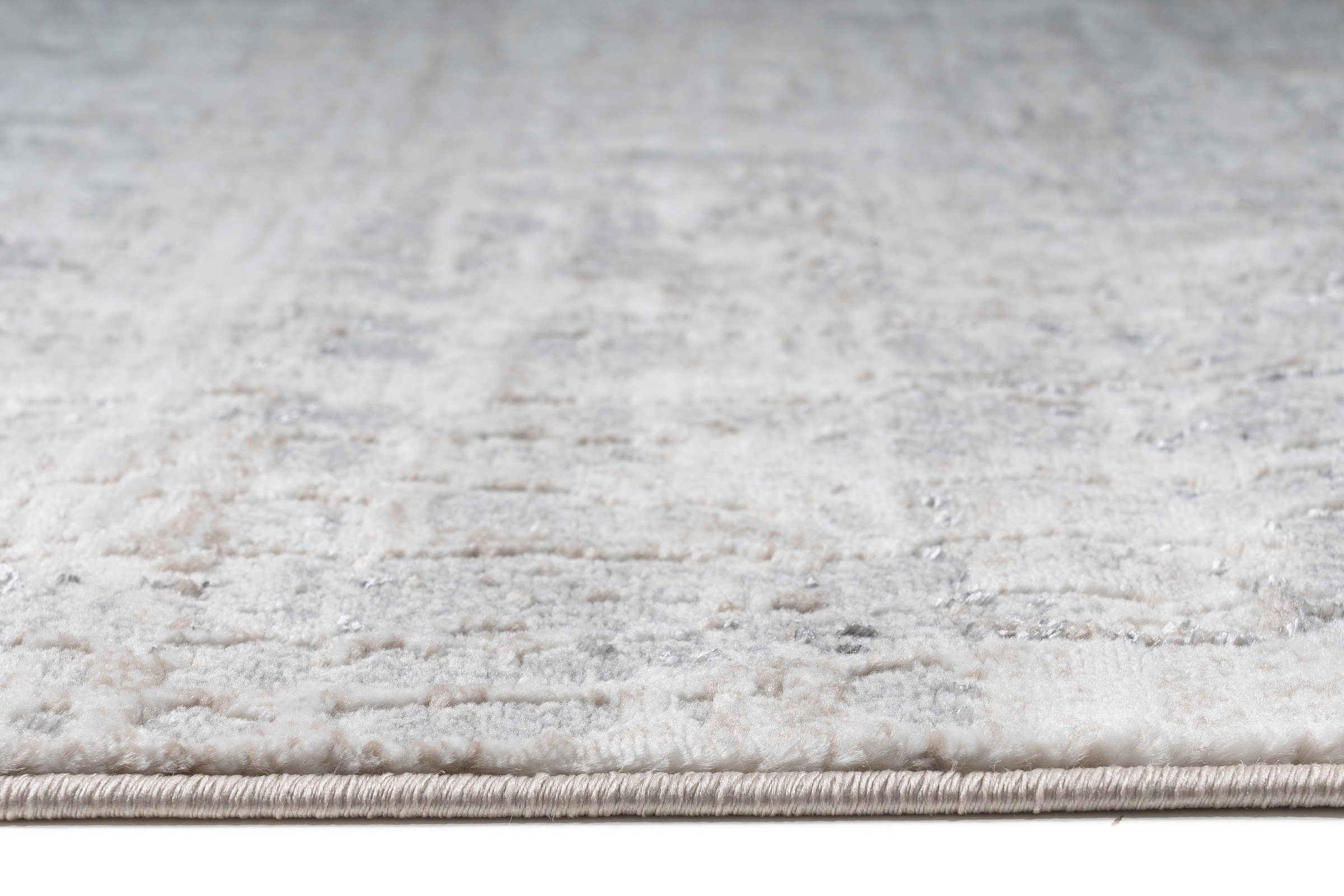 my home Teppich »Serafine« rechteckig 12 mm Höhe Vintage, dezenter Glanz, Hoch-Tief-Struktur, Schrumpf Carving-Effekt