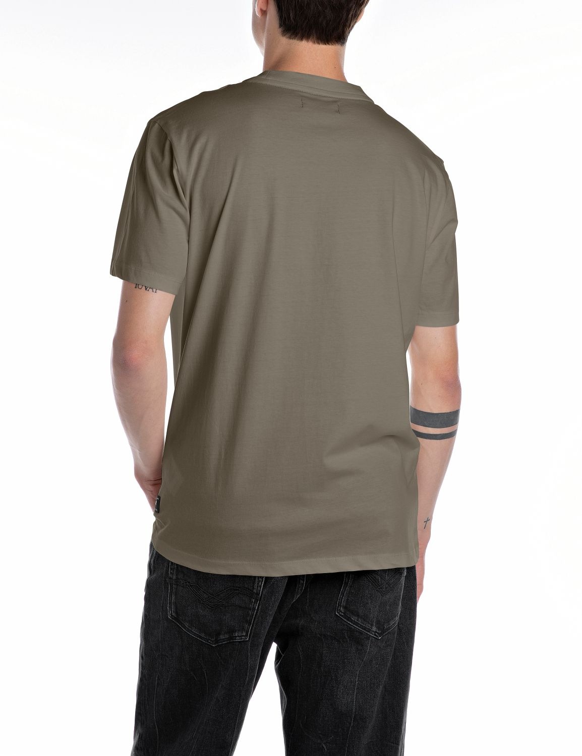 Replay T-Shirt »mit Logostickerei auf der Brust«