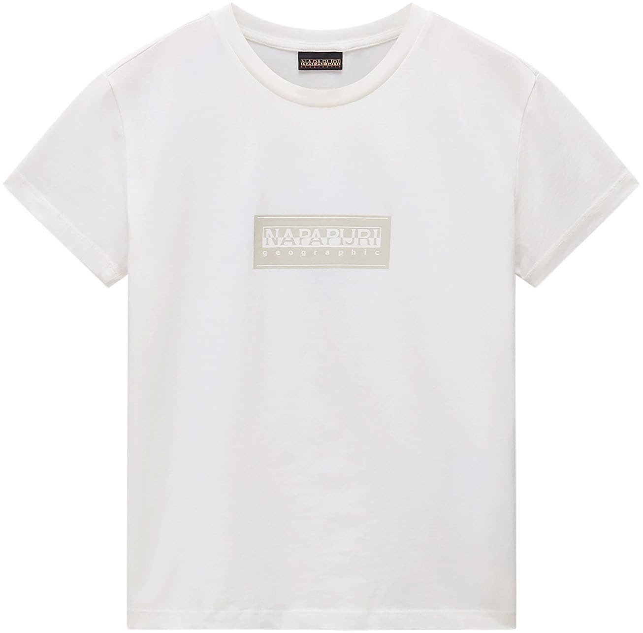 Napapijri Kurzarmshirt »S-BOX LOGO SS W 1 A69 LANGOUSTINO A69«, Mit Rundhalsausschnitt