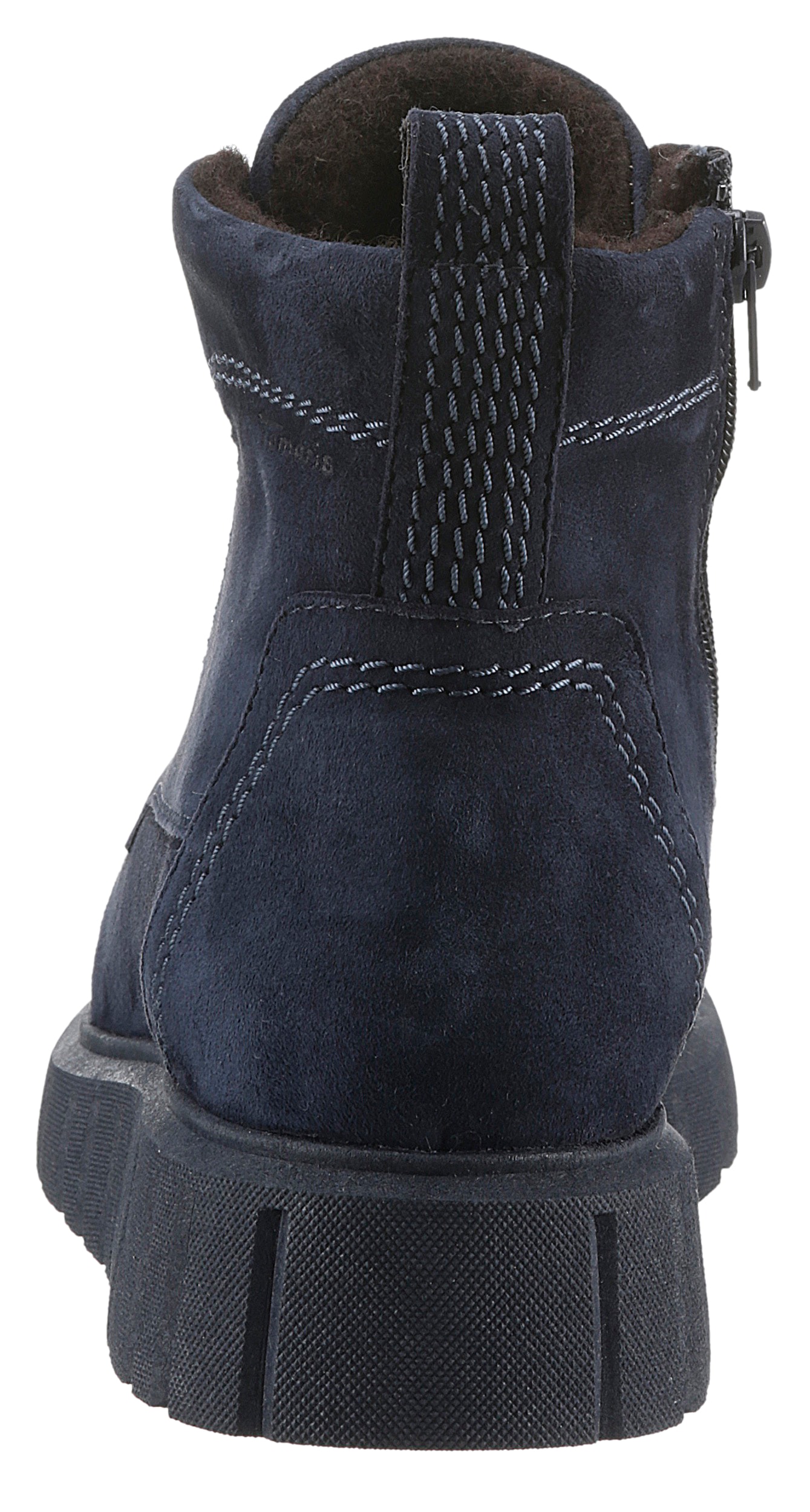 Tamaris Schnürboots, Keilabsatz, Schnürstiefelette mit zusätzlichem Innenreißverschluss