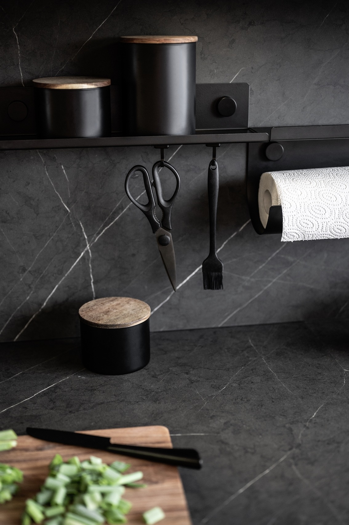 WENKO Küchenregal »Modell Jet M«, Regal für die Wand, Industrial Style, pulverbeschichtetes Metall