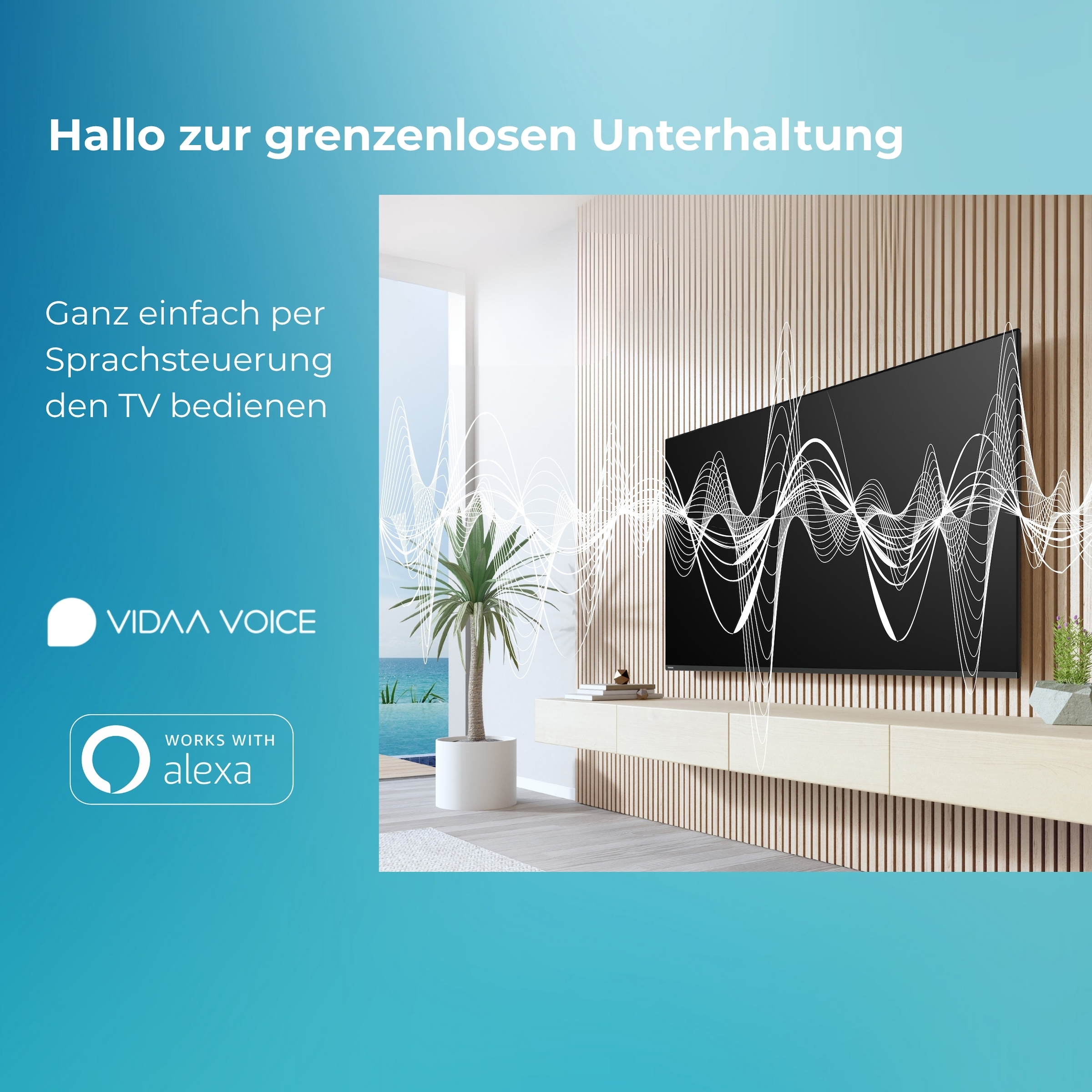 Toshiba LED-Fernseher »55UV1563DDW« 139 cm/55 ″ Smart-TV