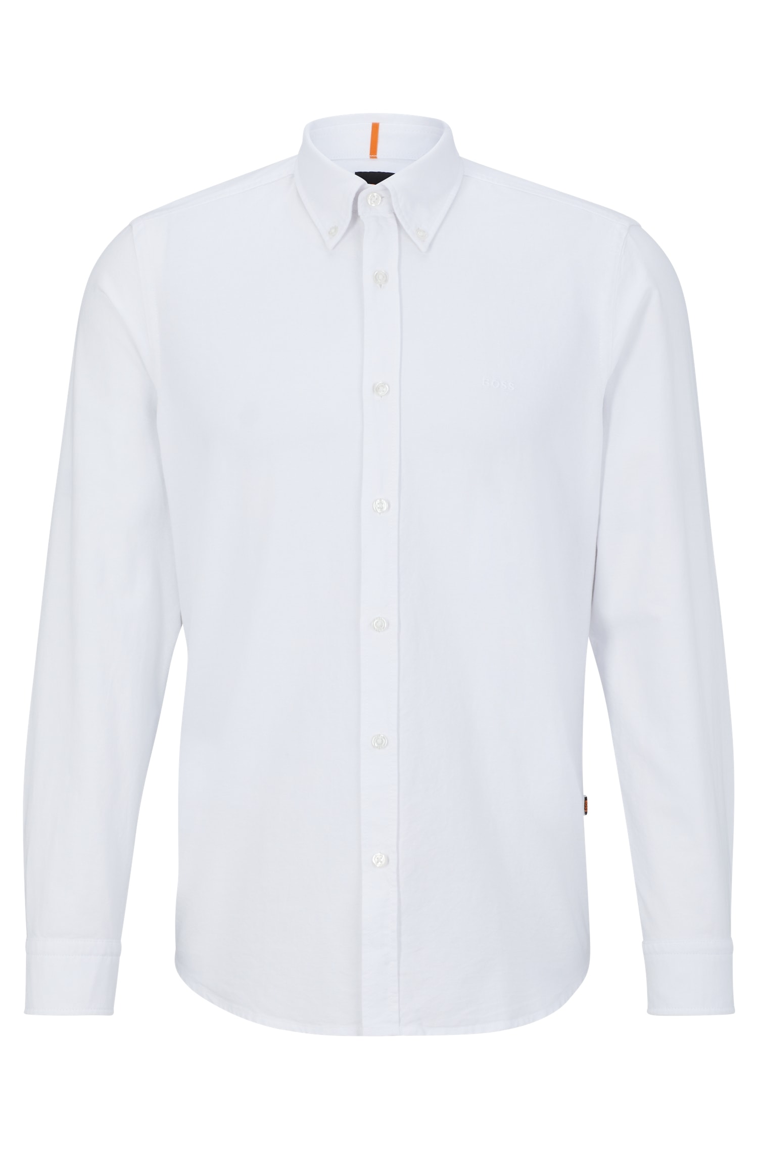 BOSS ORANGE Langarmshirt »Rickert«, (1 tlg.), mit Label-Stickerei auf der Brust