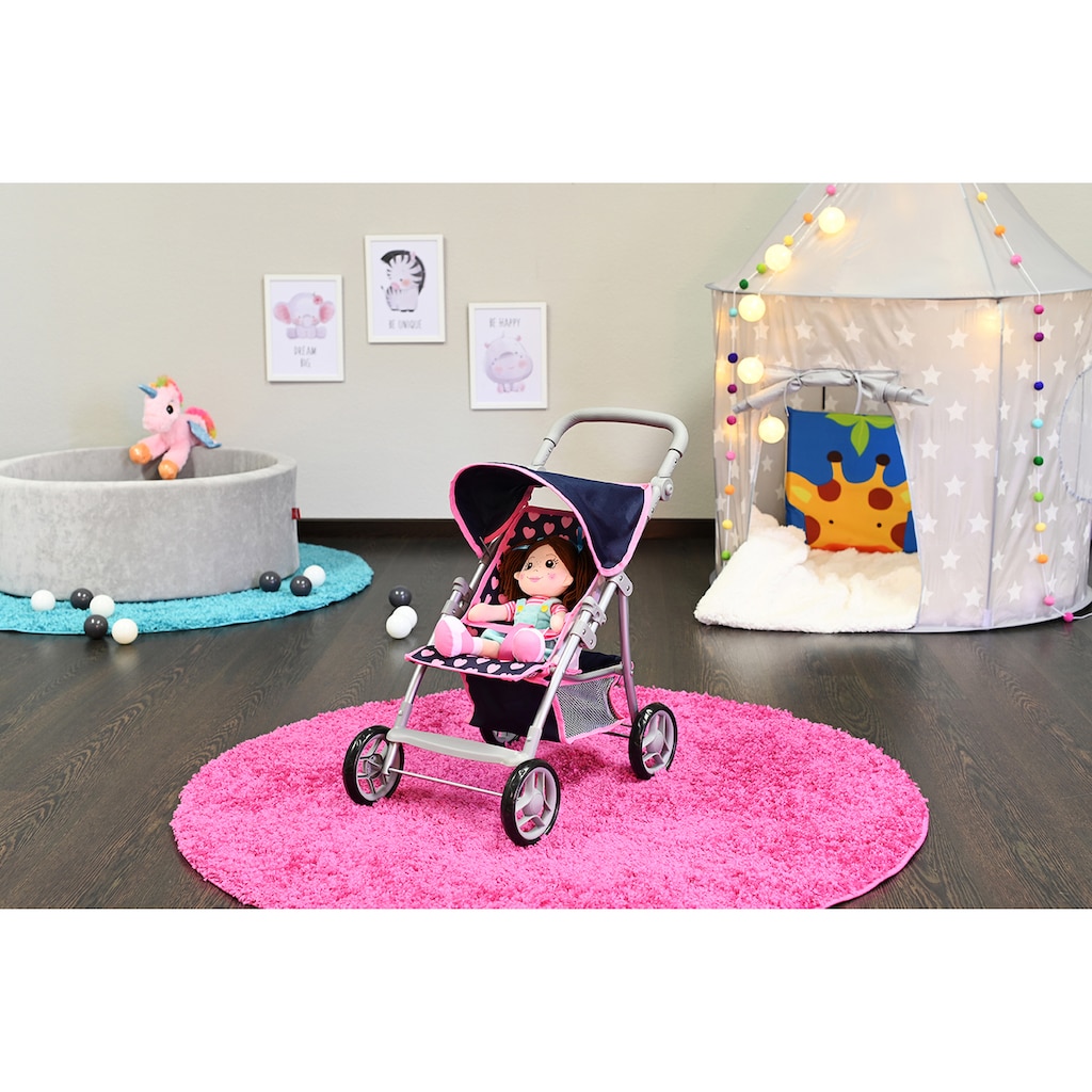 Knorrtoys® Puppenbuggy »Liba - Pink Hearts«