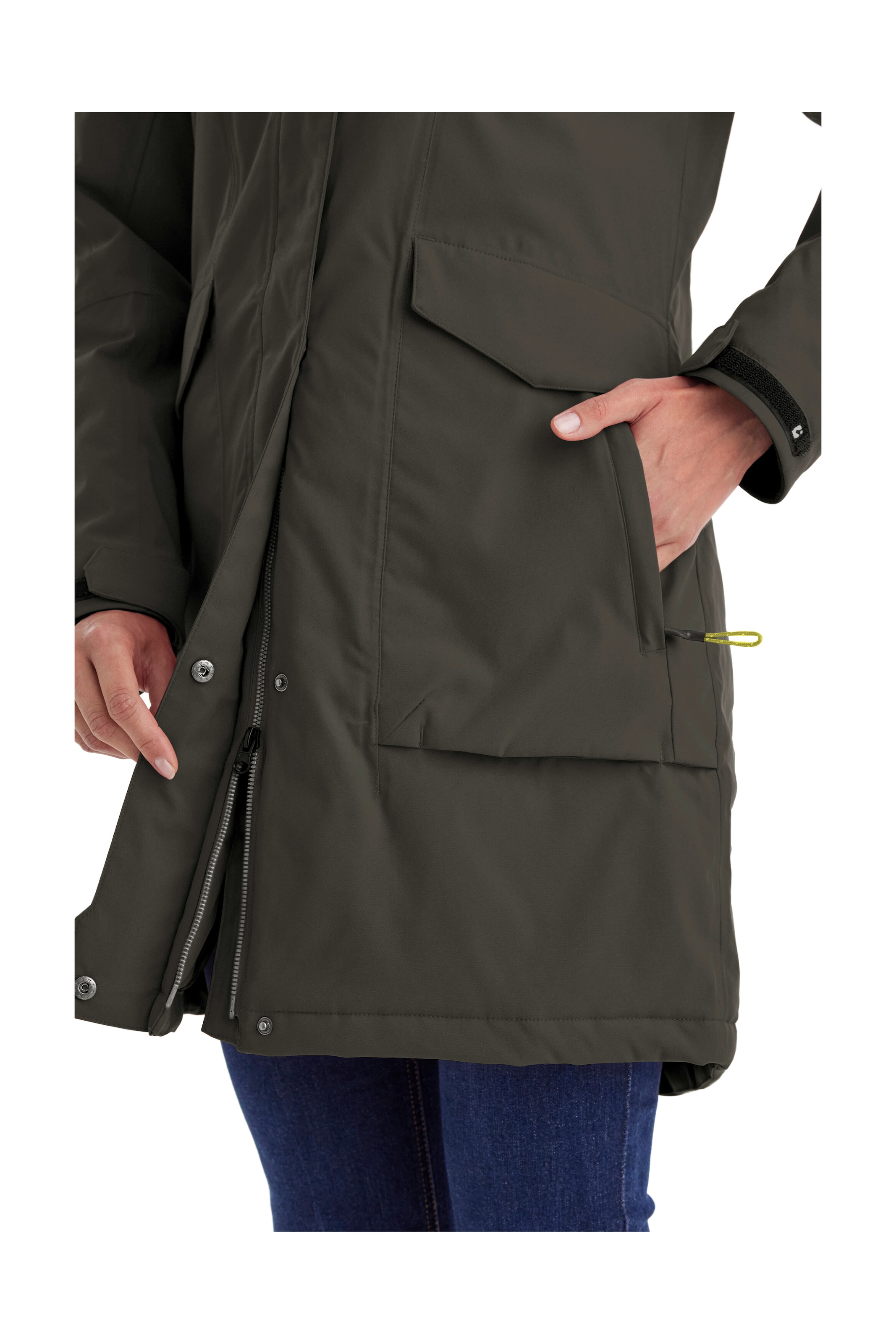 Killtec Parka »Damen Funktionsparka« Wasserdichter, atmungsaktiver Damenparka mit abnehmbarer Kapuze