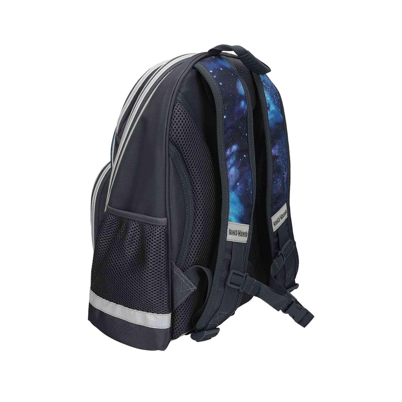 Depesche Rucksack »Schulrucksack GALAXY Dino World 16 x 33 cm grau-grün«