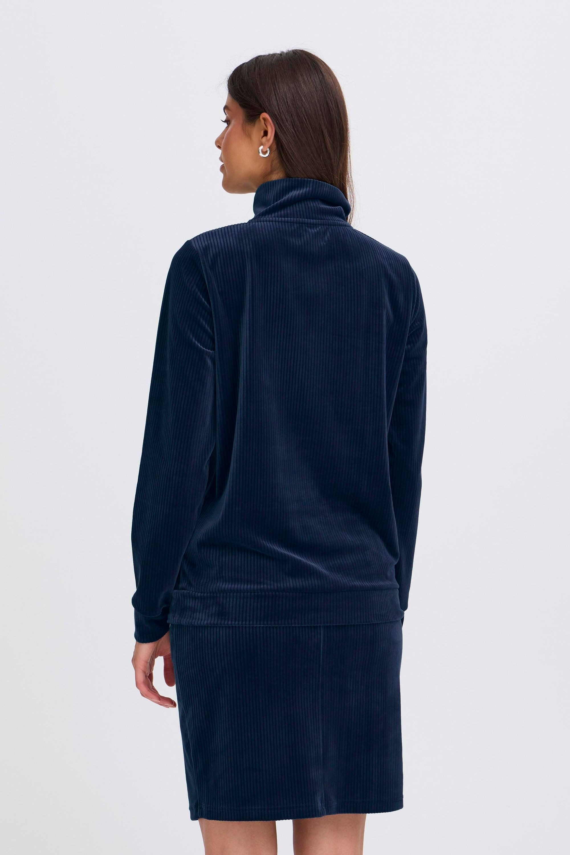 OXMO Troyer »Longsweatshirt OXEBBA HALFZIP«