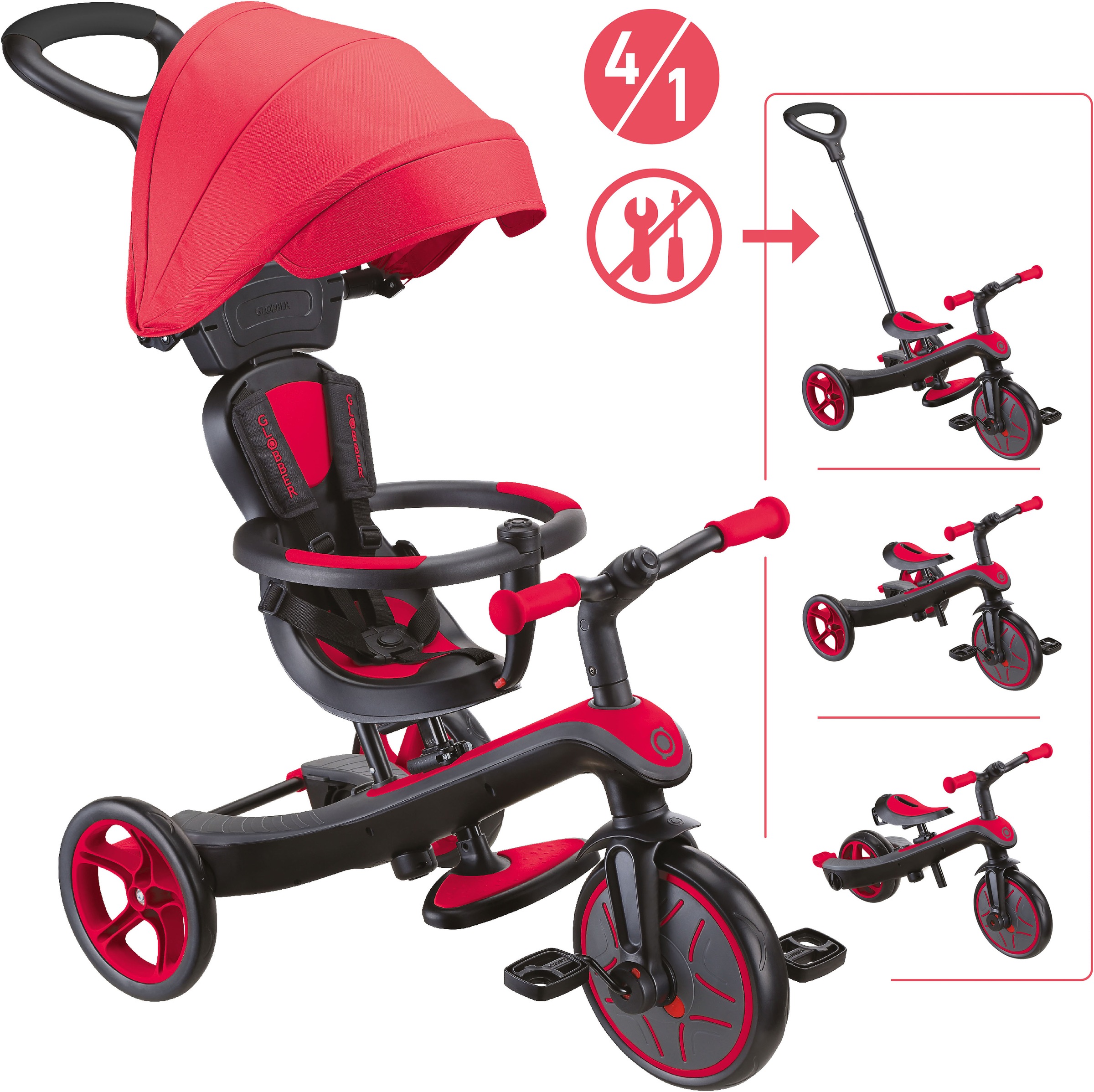 Globber Dreirad »EXPLORER TRIKE 4in1«