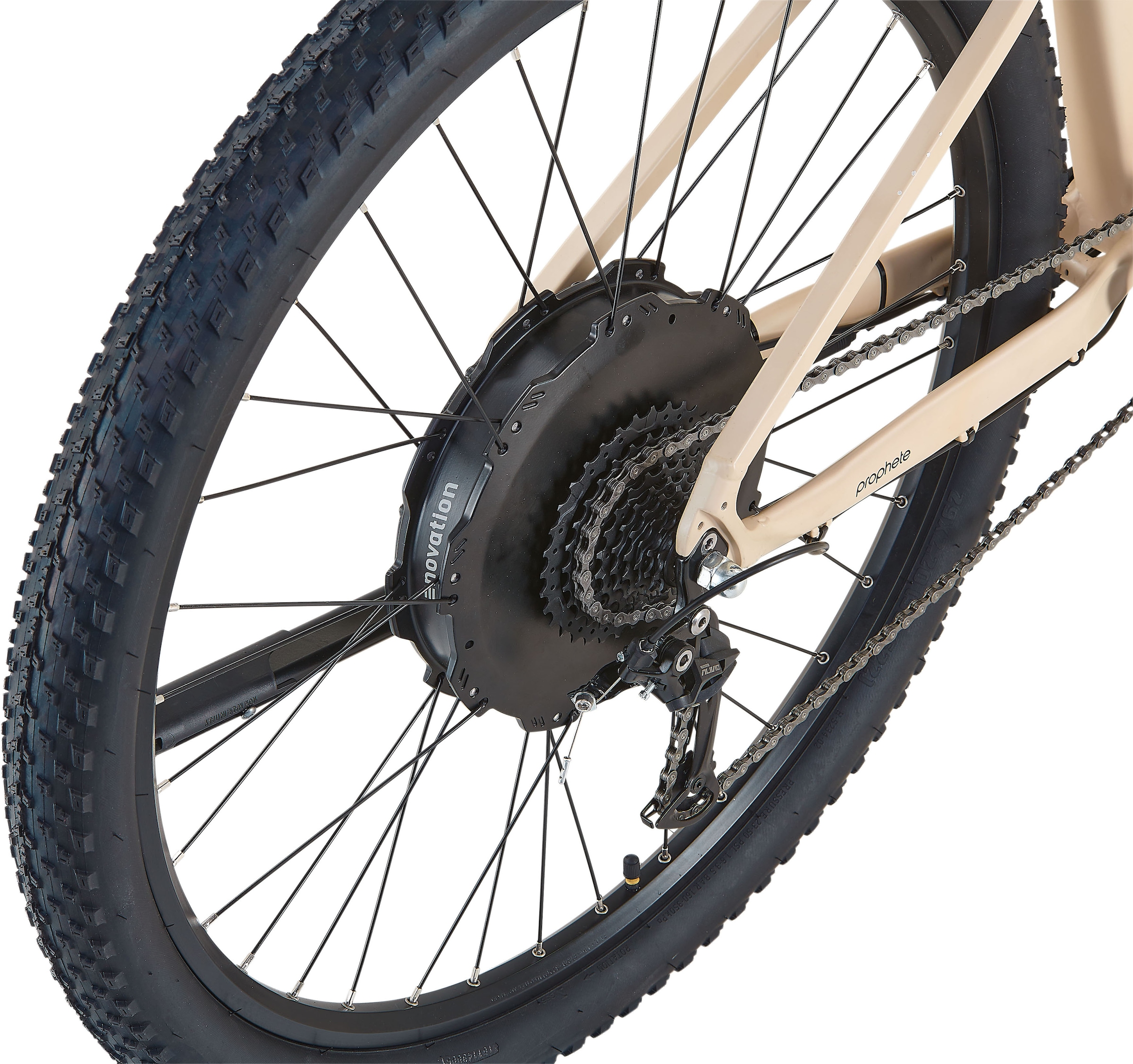 Prophete »Dice 2.0« 9 Gang Shimano Alivio Schaltwerk Kettenschaltung Heckmotor 250 W Pedelec, Elektrofahrrad für Damen und Herren, MTB