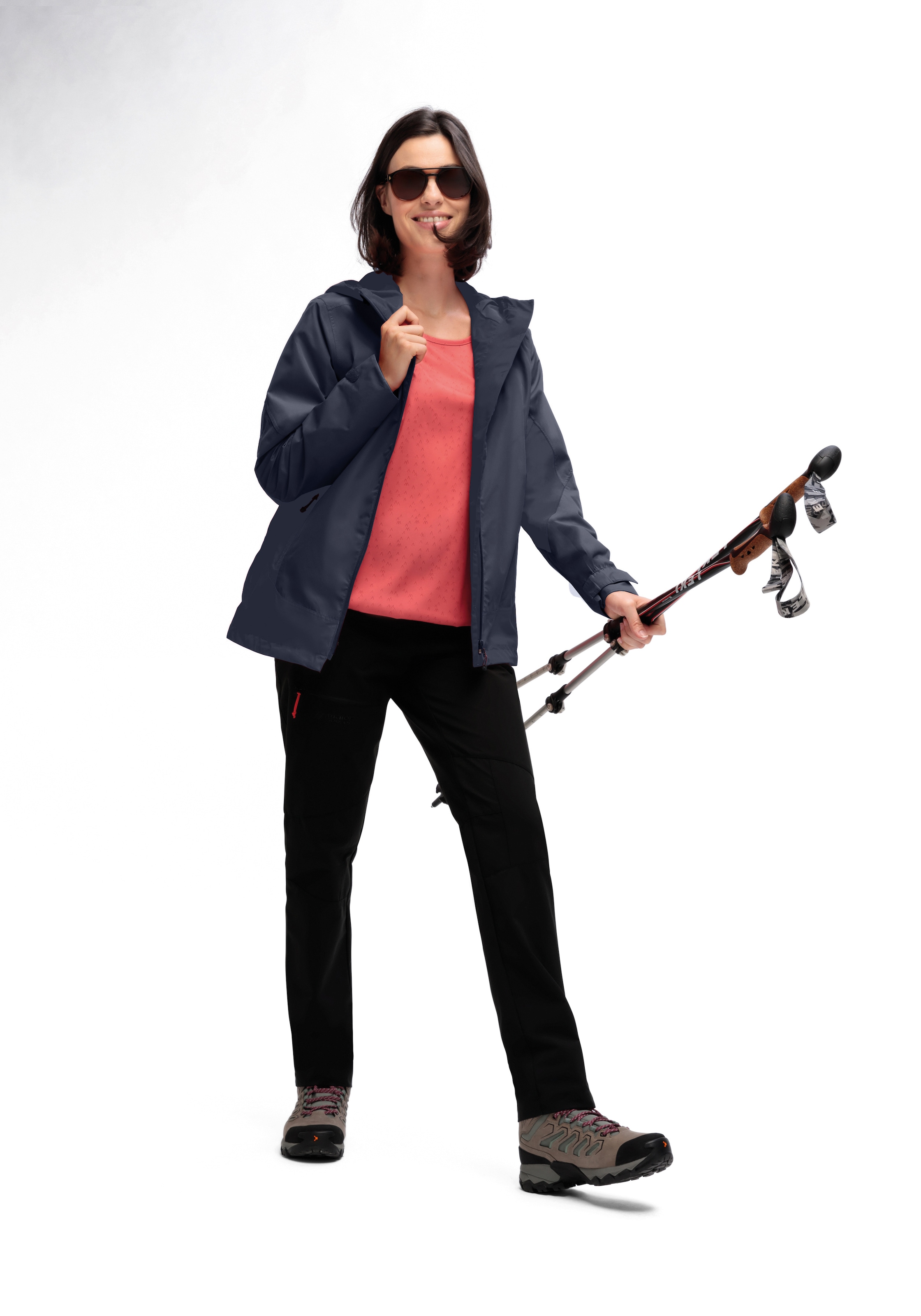 Maier Sports Regenjacke »Brocken W« Damen Jacke wasserdicht, moderner Windbreaker, Outdoorjacke, Reg. Fit