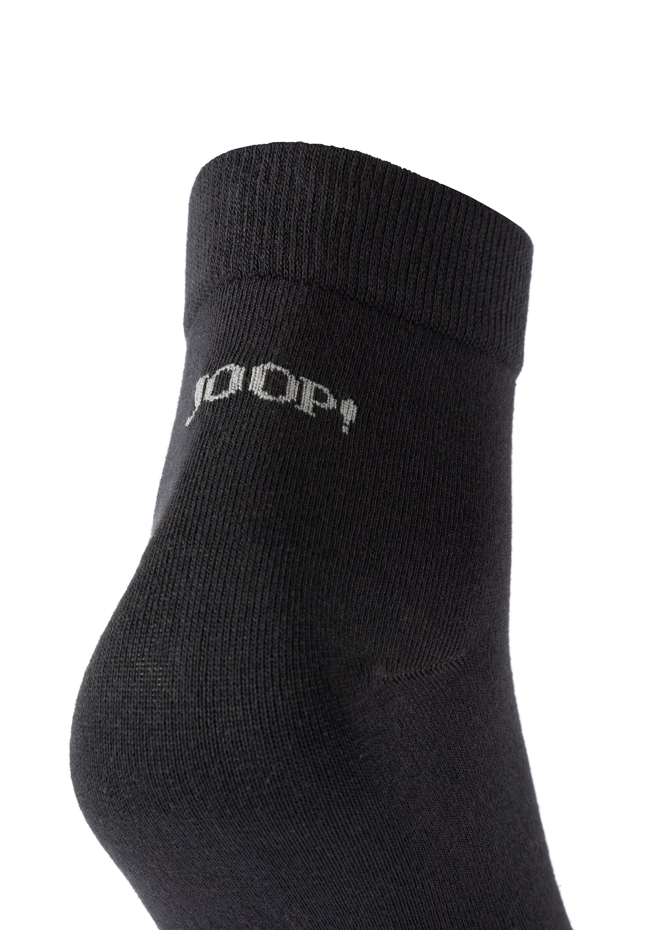 JOOP! Kurzsocken »premium essentials« 4 Paar tlg. mit Logoschriftzug an der Ferse