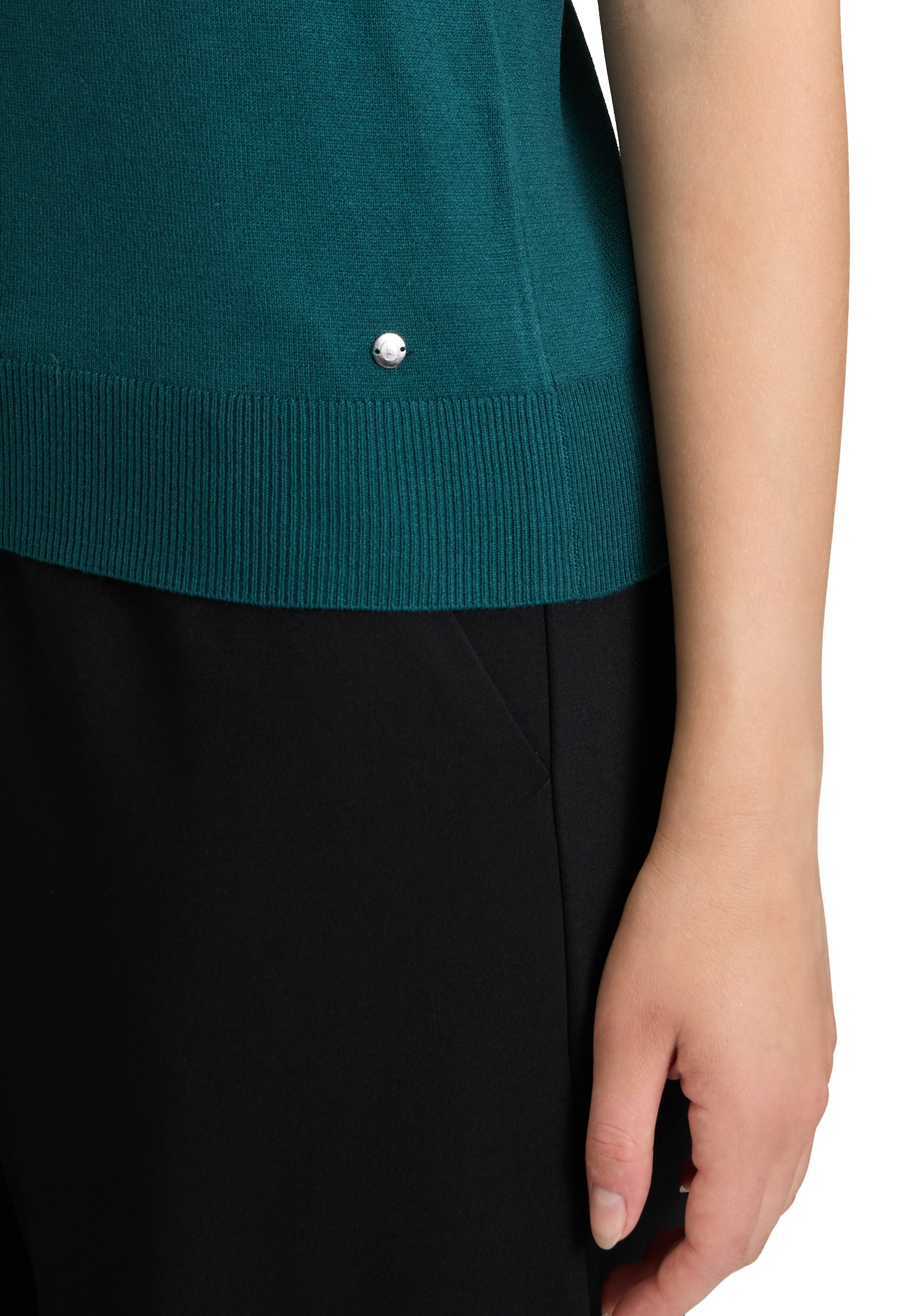 Betty&Co Rundhalspullover »Feinstrickpullover mit Rundhalsausschnitt«