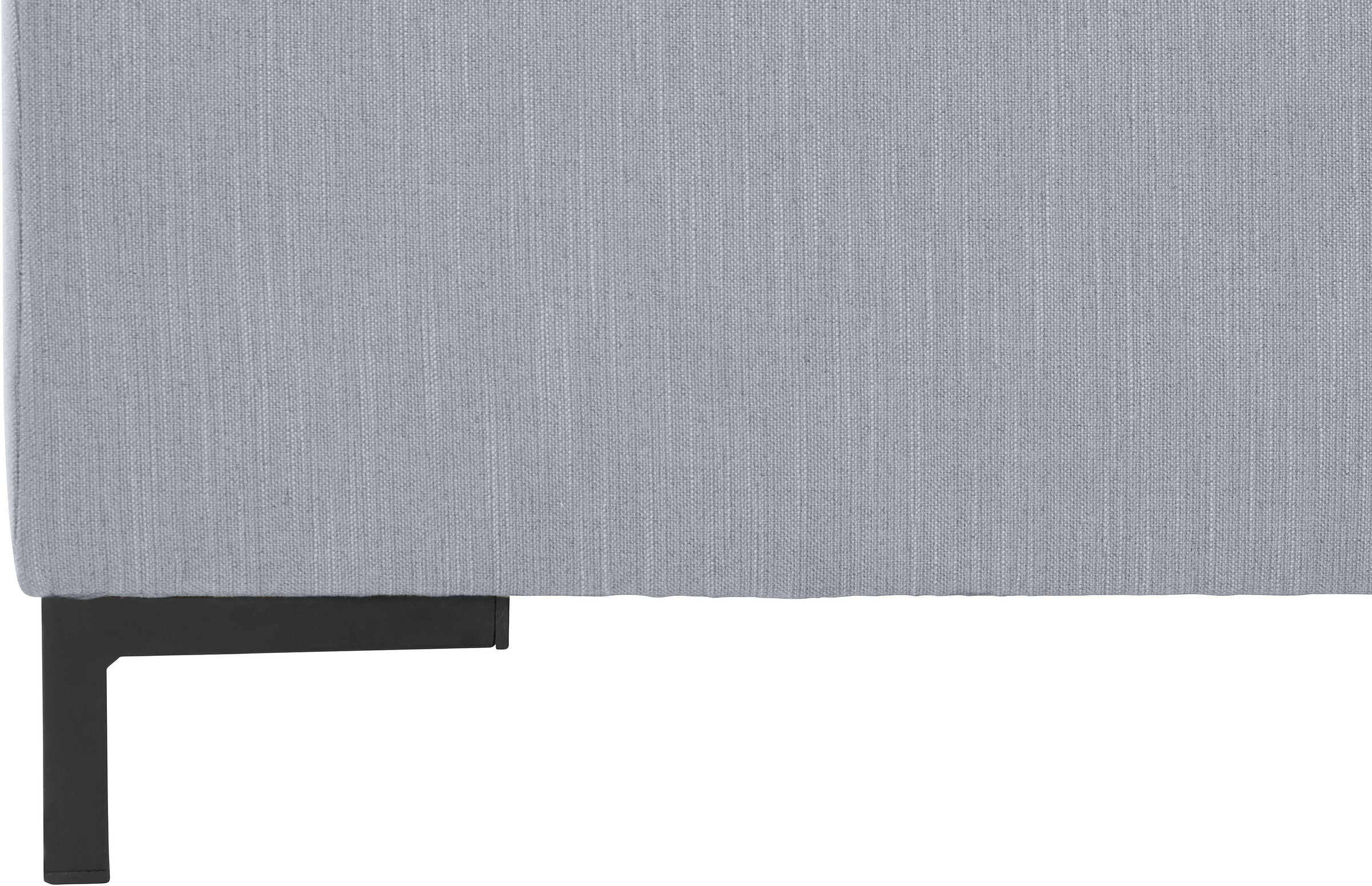 OTTO products Ecksofa »Grazzo, zeitlos und elegant, mit moderner Sitzheftung, L-Form«, hochwertige Stoffe aus recyceltem Material, Steppung im Sitzbereich