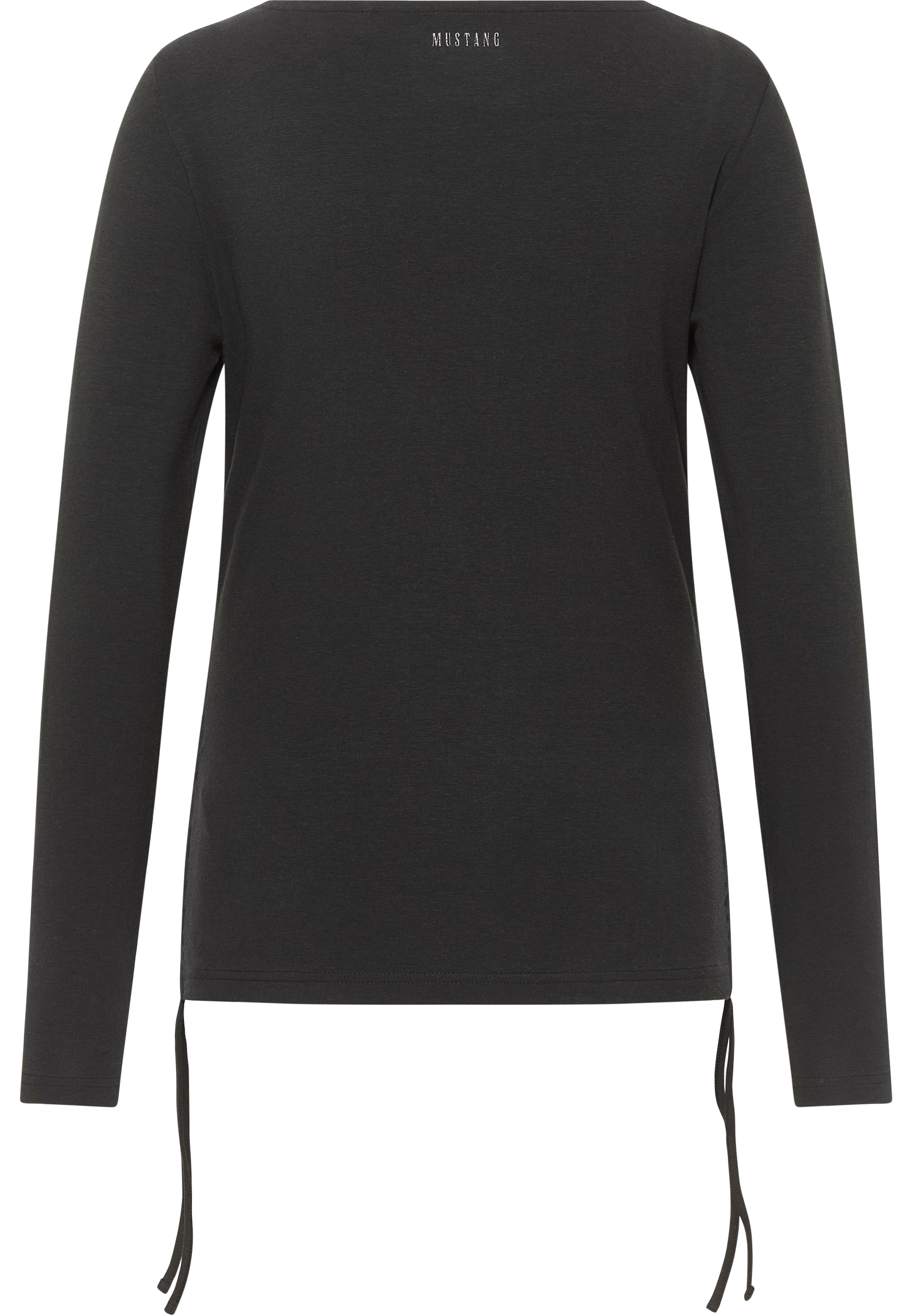 MUSTANG Langarmshirt »Style Delia«, mit Zugbändern