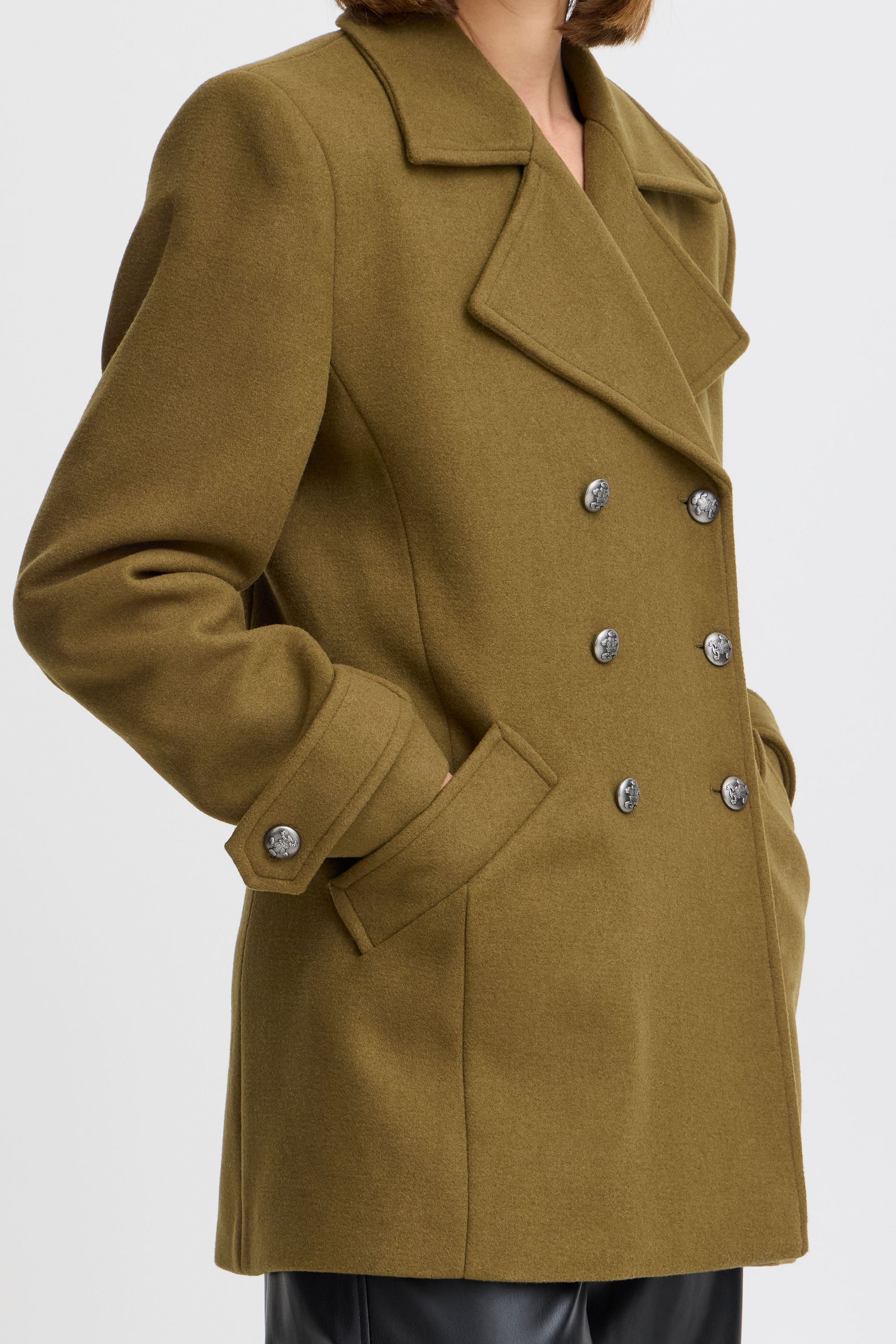 b.young Wollmantel »Wollmantel BYCALINE JACKET -«