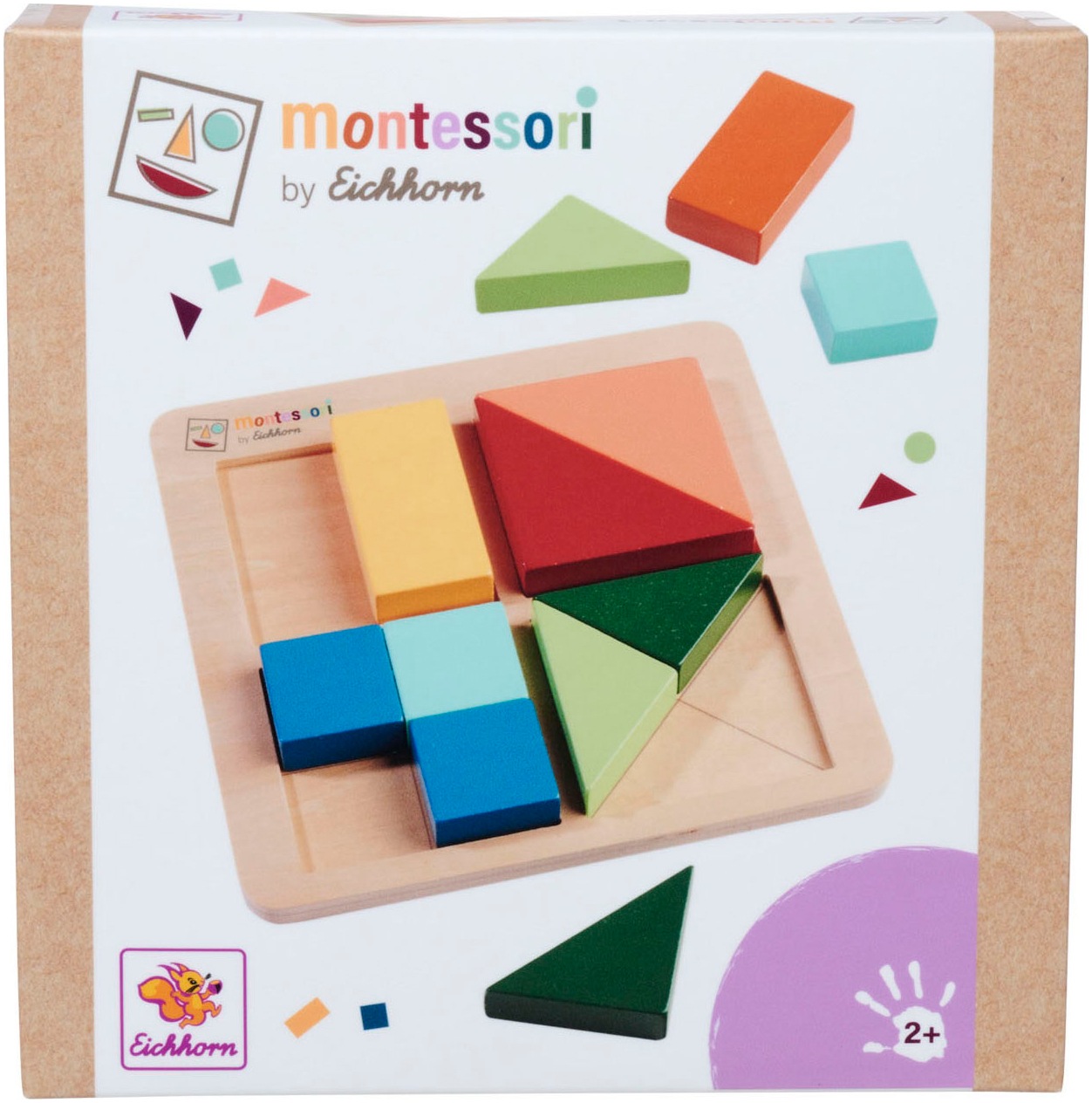 Eichhorn Puzzle »Montessori Formenpuzzle«, FSC®- schützt Wald - weltweit